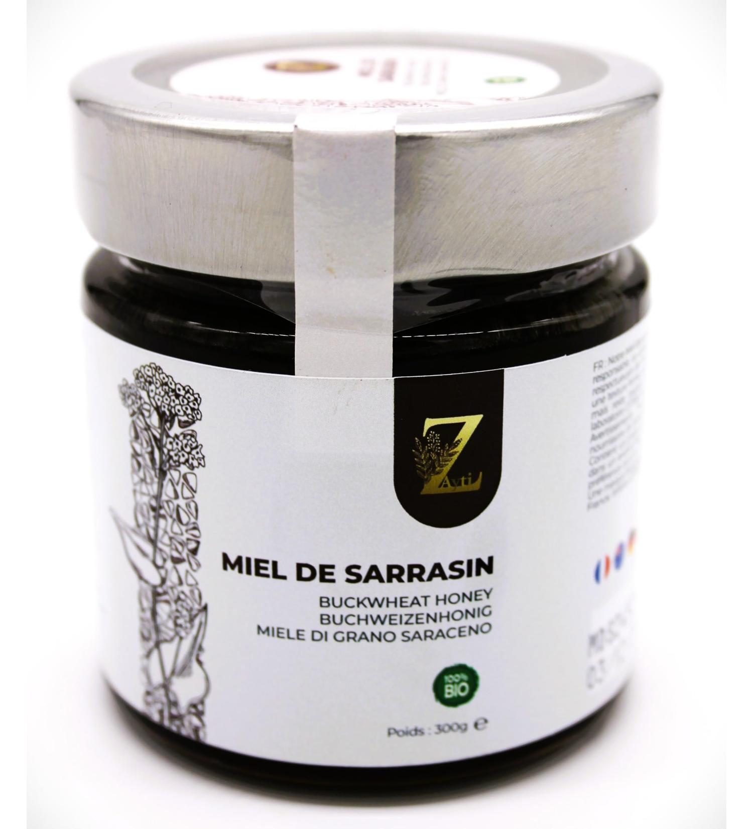 Raw Buckwheat Honey - 300g- 100% Natural Harvested in the Breton regions a pure and unique honey. - Buy Online on GoSupps.com