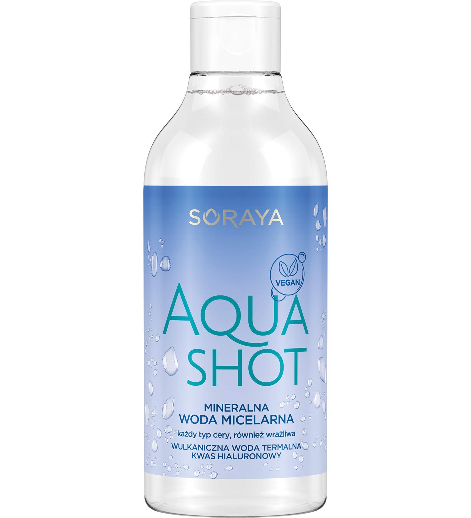 SORAYA AQUASHOT micellar water 400ml - Buy Online on GoSupps.com