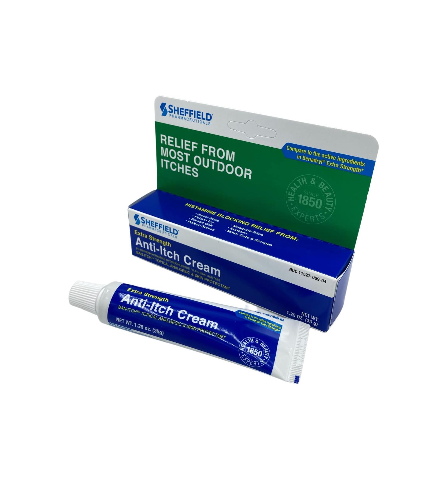 PackagingSuppliesByMail Anti Itch Cream Skin Protectant 1.25oz - Soothing Relief - Buy Online on GoSupps.com