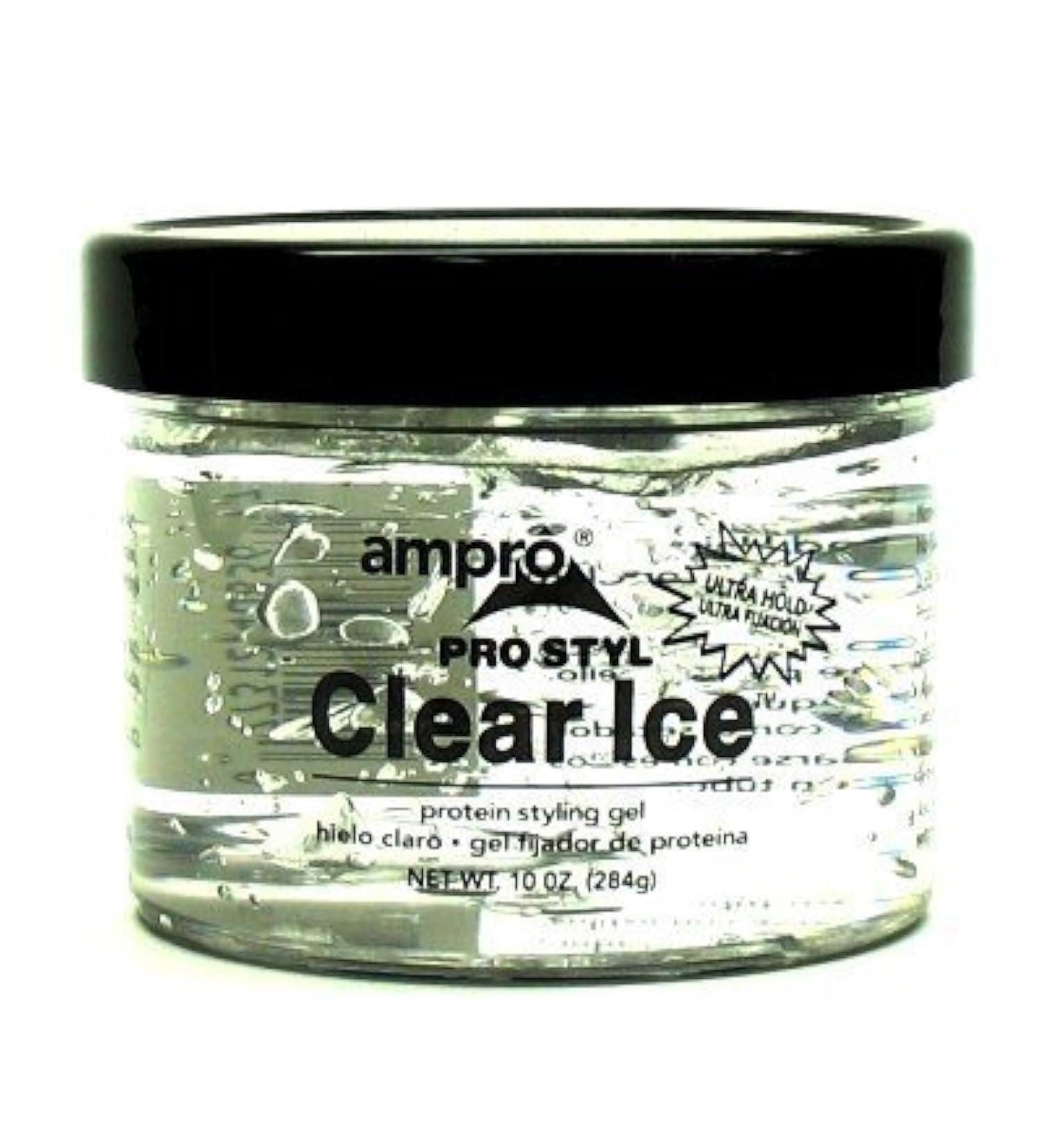 Ampro 10.5 oz. Pro-Styl Protein Gel Clear Ice Ultra-Hold