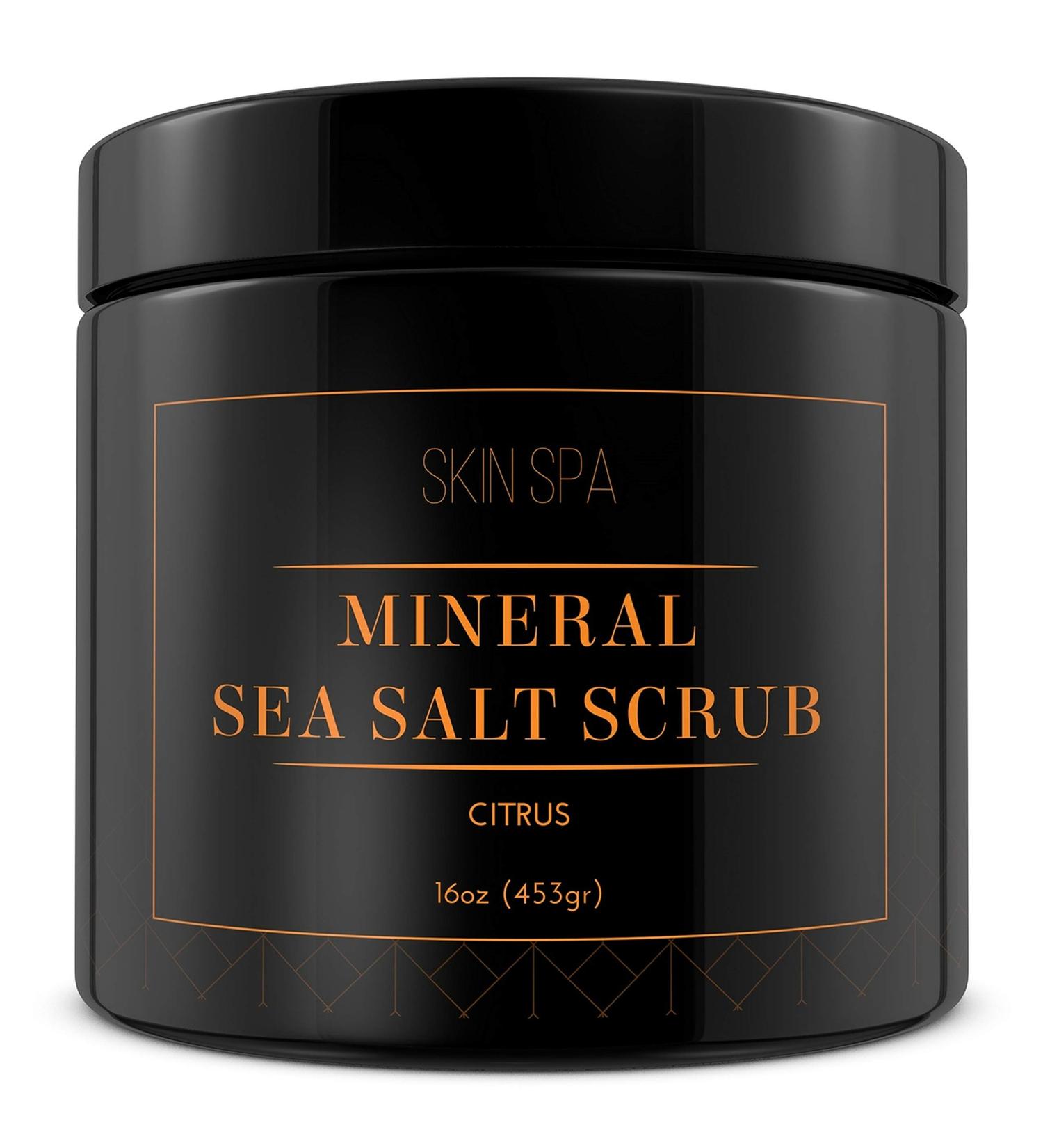 Buy Citrus Mineral Sea Salt Scrub - 16oz (453g) | Exfoliating Body Scrub for Glowing Skin - International Shipping Available - Buy Online on GoSupps.com