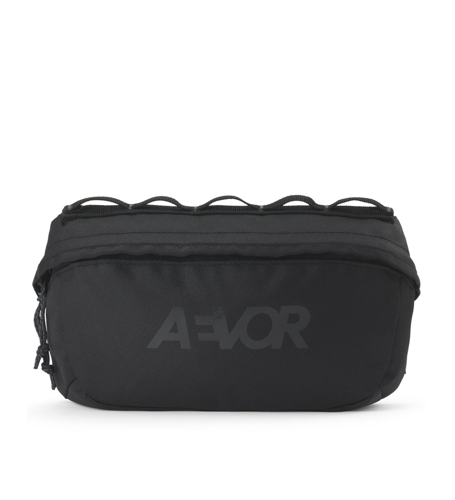 Avor Bar Bag Mini Black Eclipse | Water-Repellent Handlebar Pocket | 1L Volume | 2 Indoor Pockets | Sustainable & PFC-Free - Buy Online on GoSupps.com