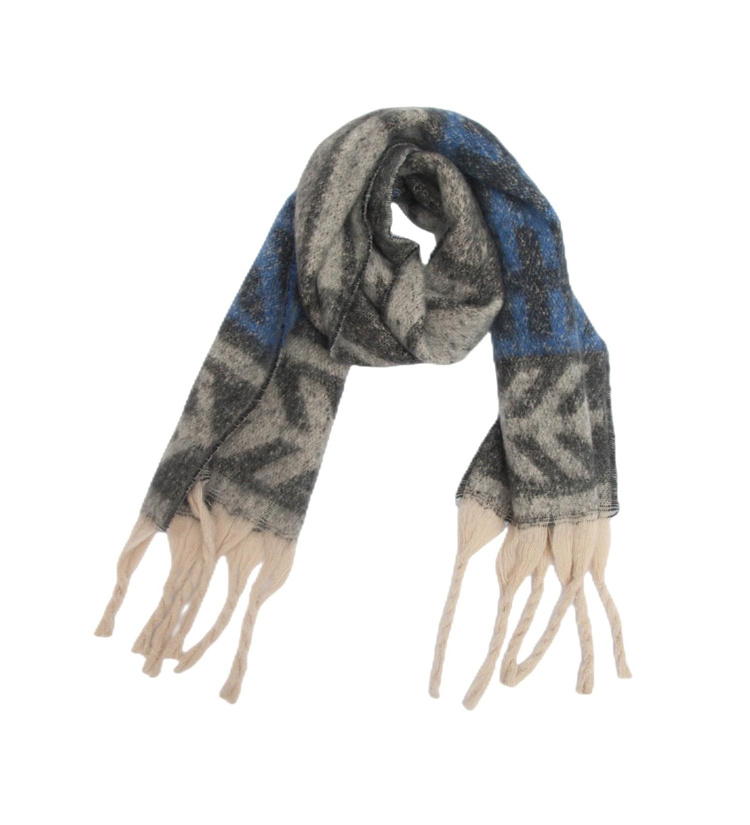 Hanxiulin Ladies Cotton Scarf - Classic Vintage Poncho Triangle Scarf for Winter - Large Dark Gray Women's Accessory - Buy Online on GoSupps.com