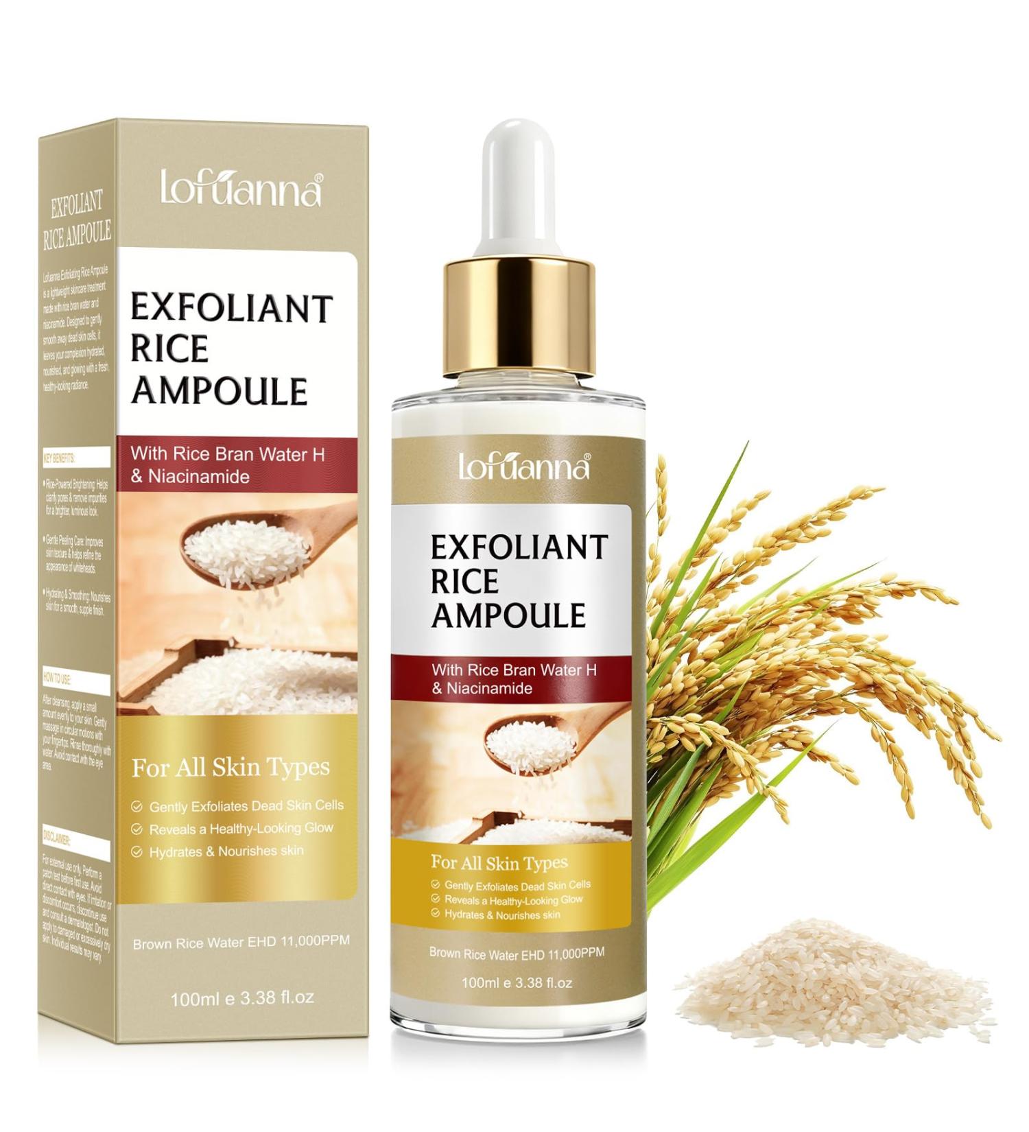 Peel Shot Glow Rice Peeling Ampoule S rum exfoliant doux pour le visage et le corps r tr cissement des pores et hydratation profonde pour tous les types de peau - Buy Online on GoSupps.com