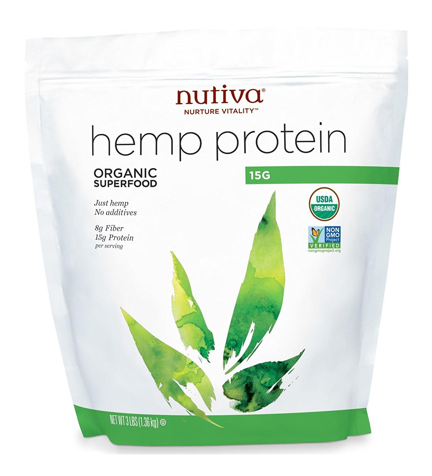 Nutiva Hemp Protein 15g 3 lb ( 2-Pack)