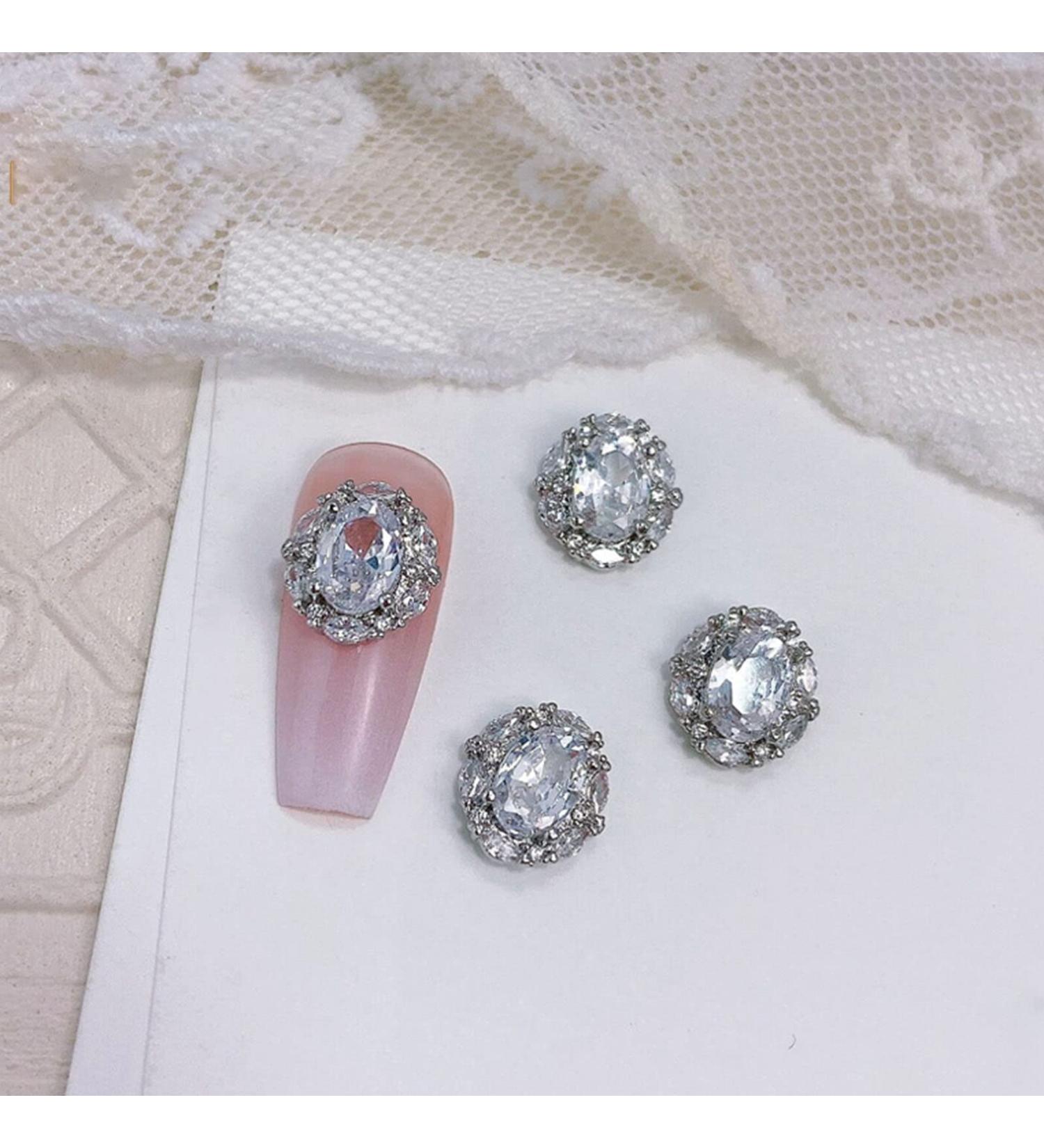 FEIlei Zircon Nail Rhinestones 3D Nail Charm Alloy Nail Jewelry Gem-Nail Art Decoration - Buy Online on GoSupps.com