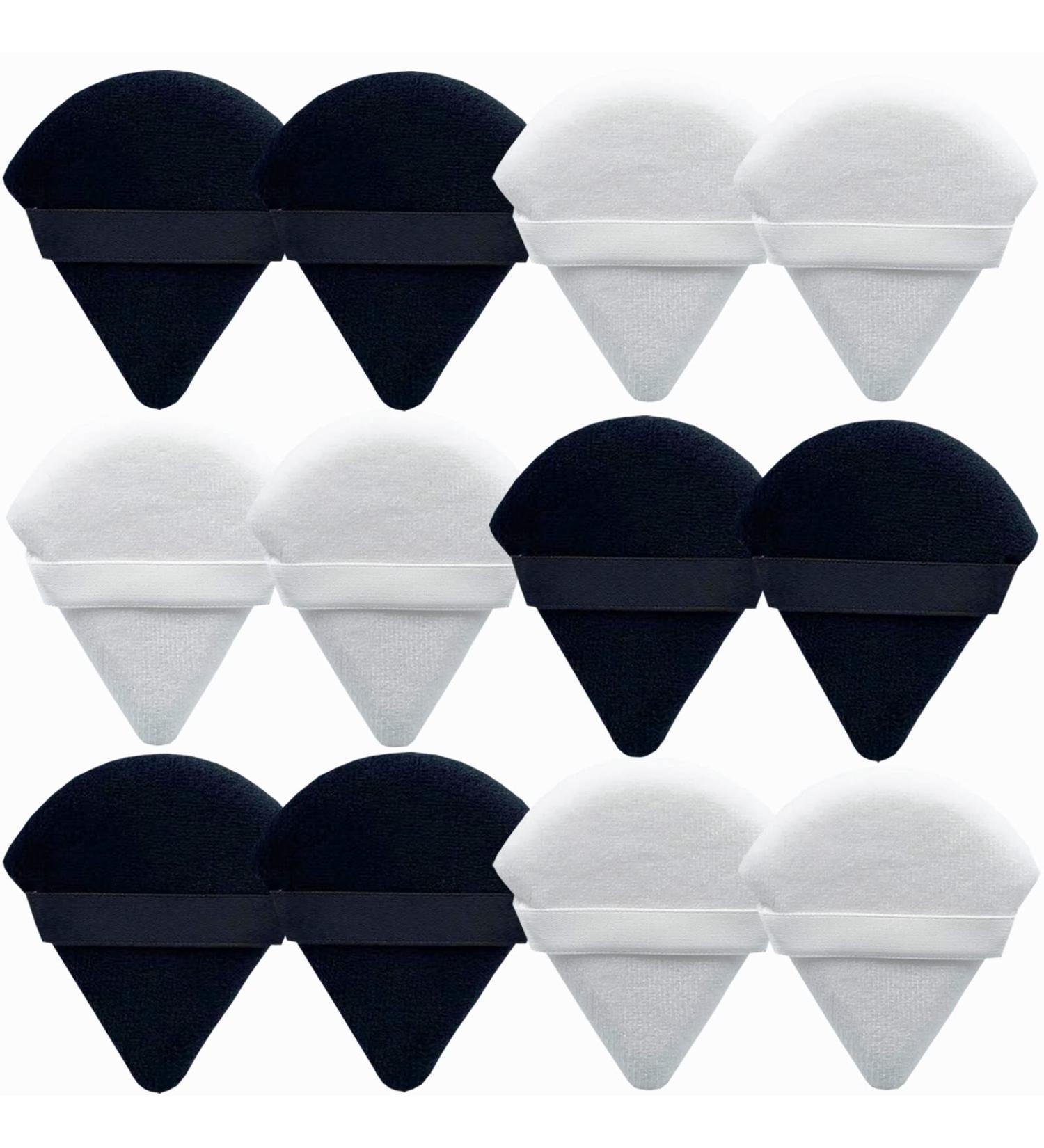 12Pcs Velvety Triangle Powder Puff Set for Flawless Makeup Application - Buy Online on GoSupps.com
