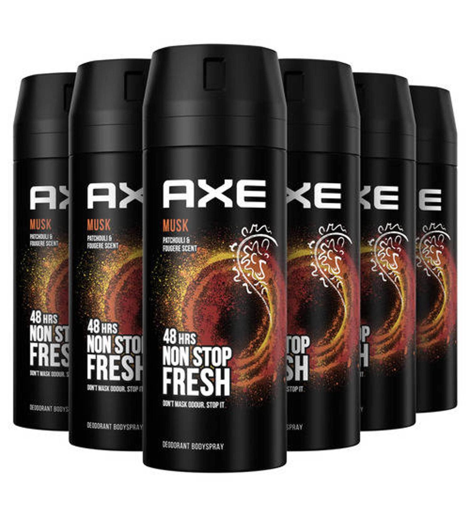 AXE Musk Deodorant Body Spray (150ml) (Pack of 6)
