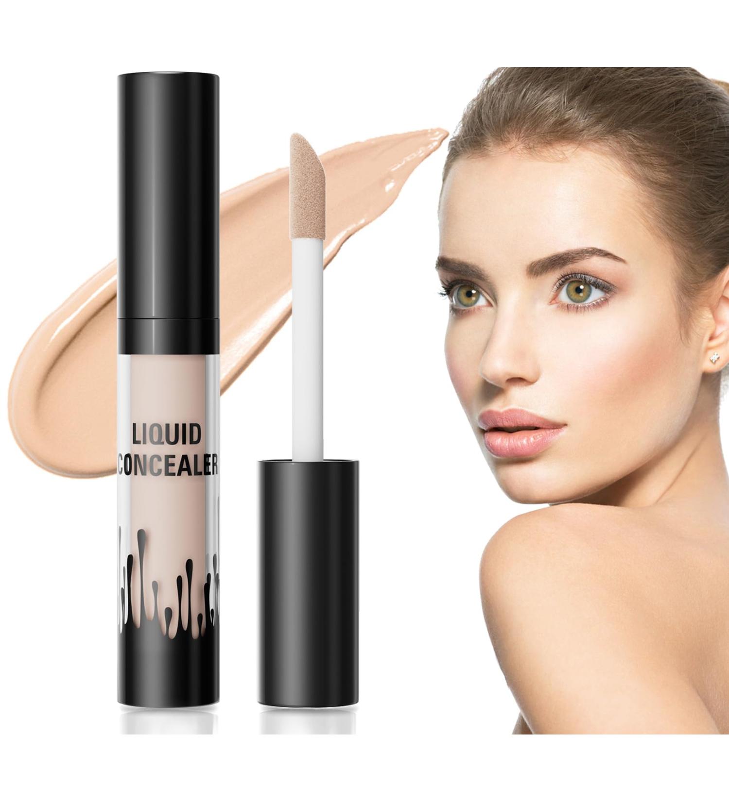 Concealer Multi-Use Liquid Concealer Full Coverage Makeup for Acne Dark Spots Hyperpigmentation Contouring 24-Hour Hold (02#) - Buy Online on GoSupps.com