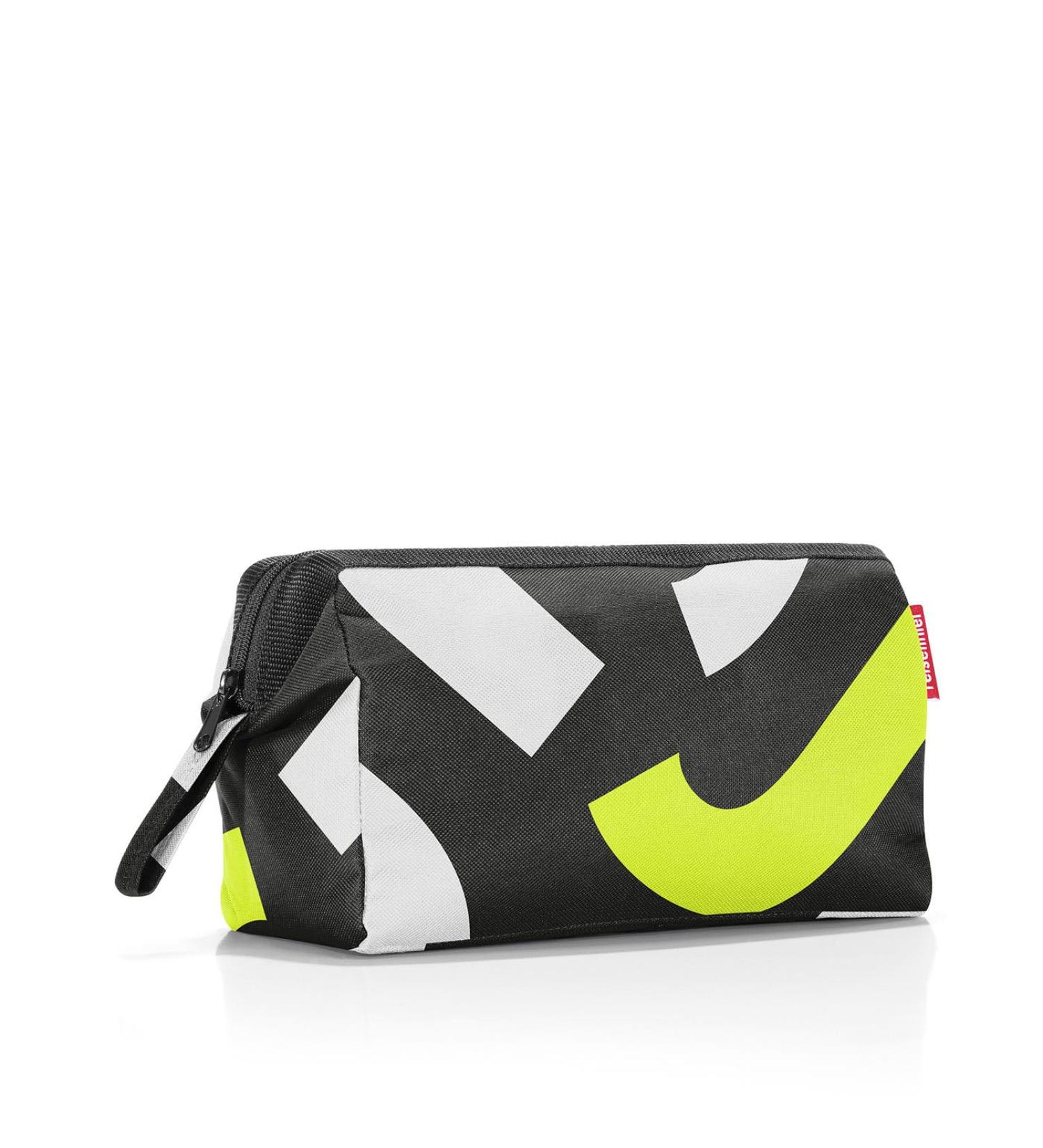 Reisenthel WC3069 Travel Cosmetic Bag - Classic Courterfly High-Quality Pink Polyester 4L Volume Stable & Comfortable Bold Yellow Design - Buy Online on GoSupps.com