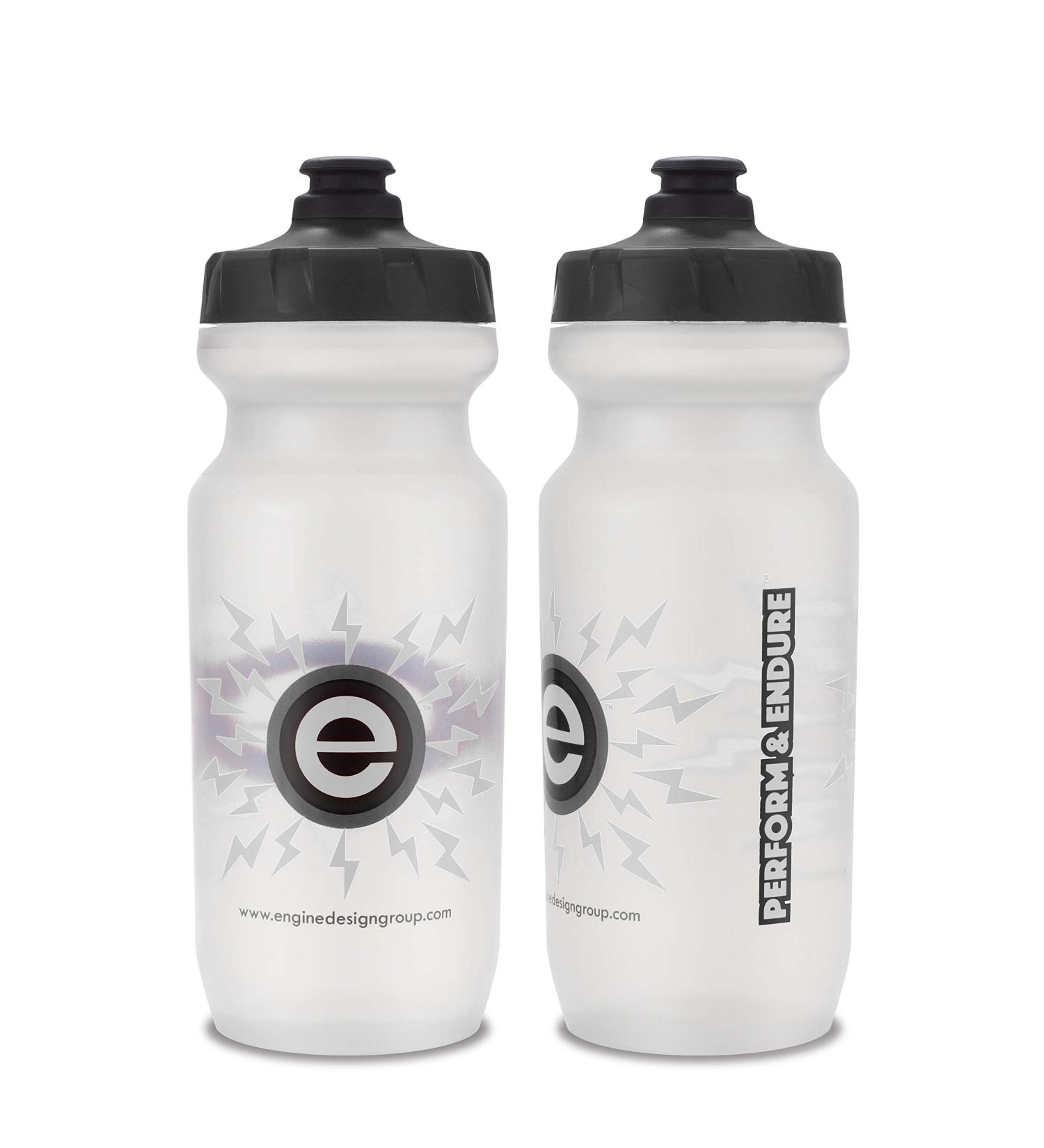 Specialized Bikes 21 oz Bike Water Bottle for Triathlon, MTB, and Road Cycling | Clear/Gray (2-Pack) - Buy Online on GoSupps.com