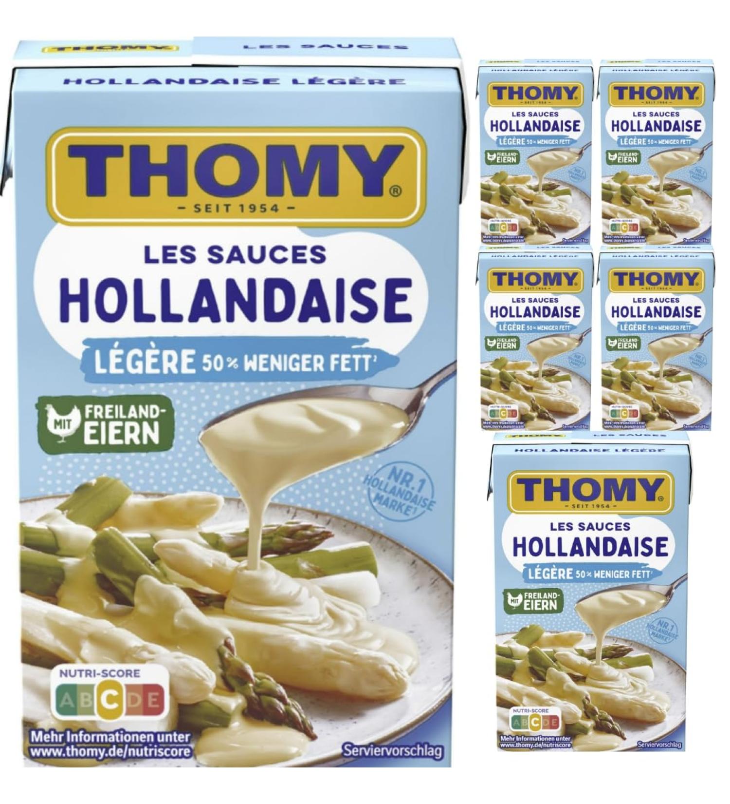 Thomy Les Sauces Hollandaise L g re - 250g x 6 Pieces | International Shipping Available - Buy Online on GoSupps.com