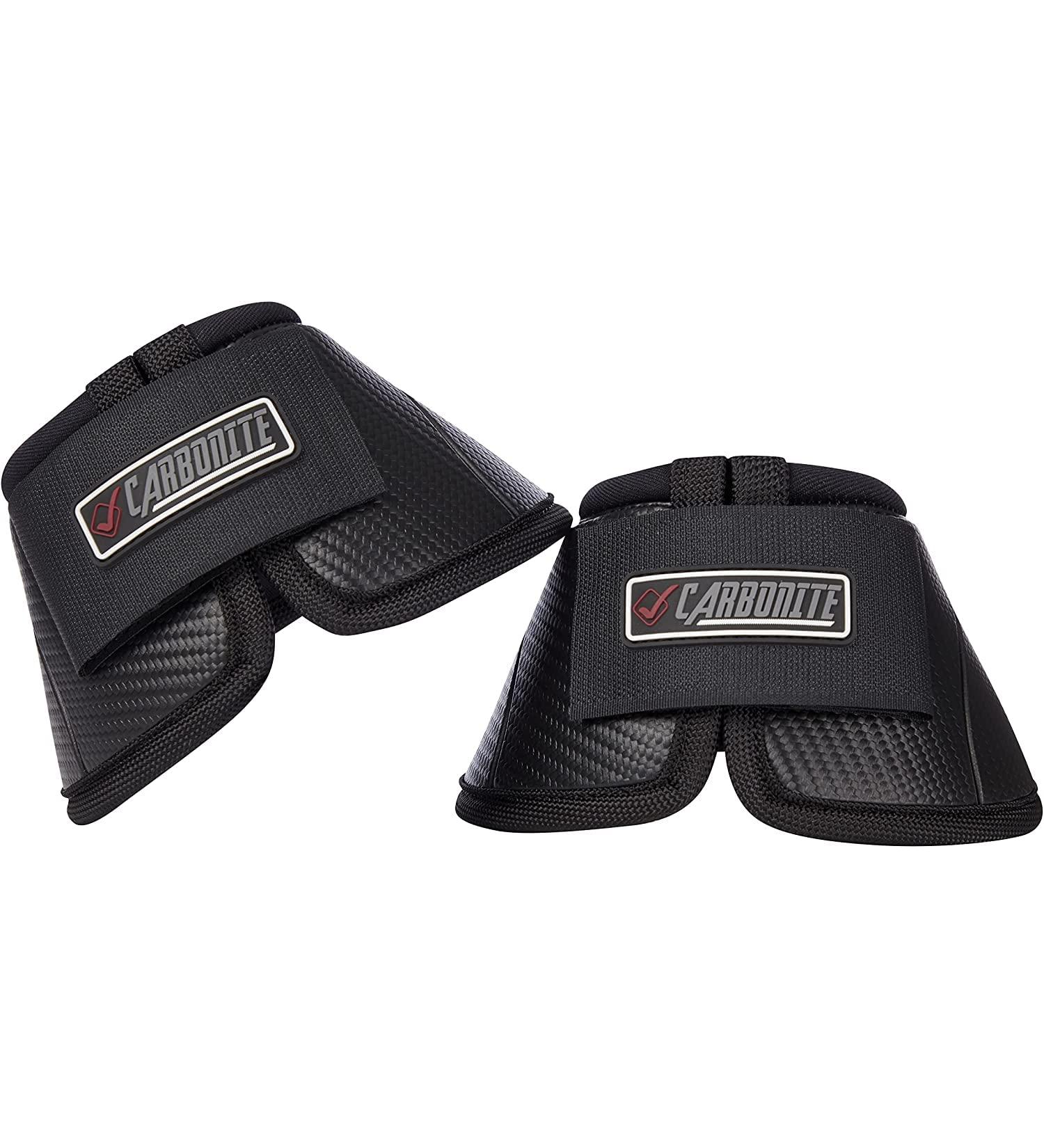 LeMieux Black Carbonite Overreach Horse Boots - Equine Protective Gear and Training Equipment - S Black Carbonite - Buy Online on GoSupps.com