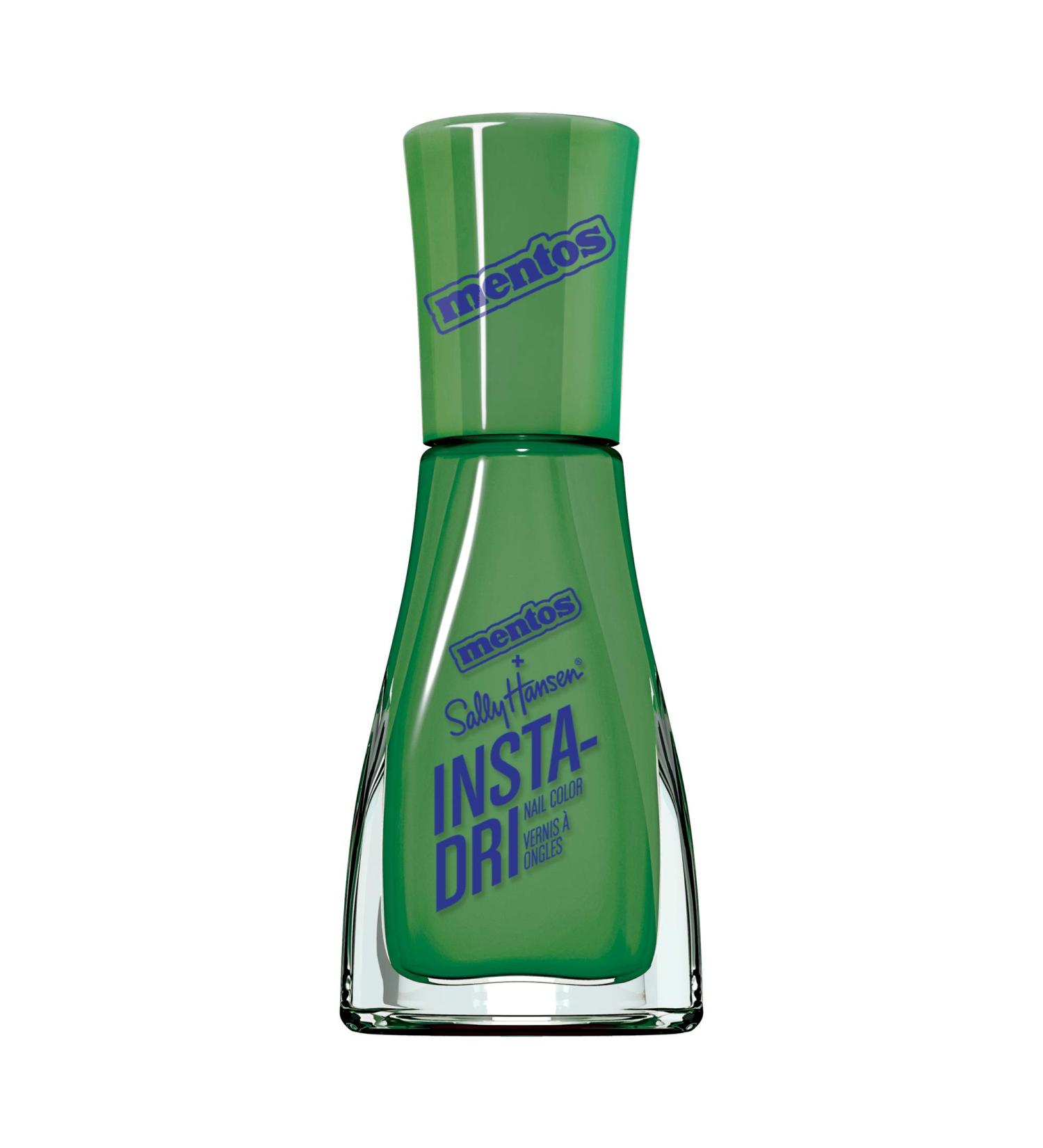 Sally Hansen Insta-Dri x Mentos Nail Polish Mint to Be - Fast Drying Formula - 1 Count - Buy Online on GoSupps.com