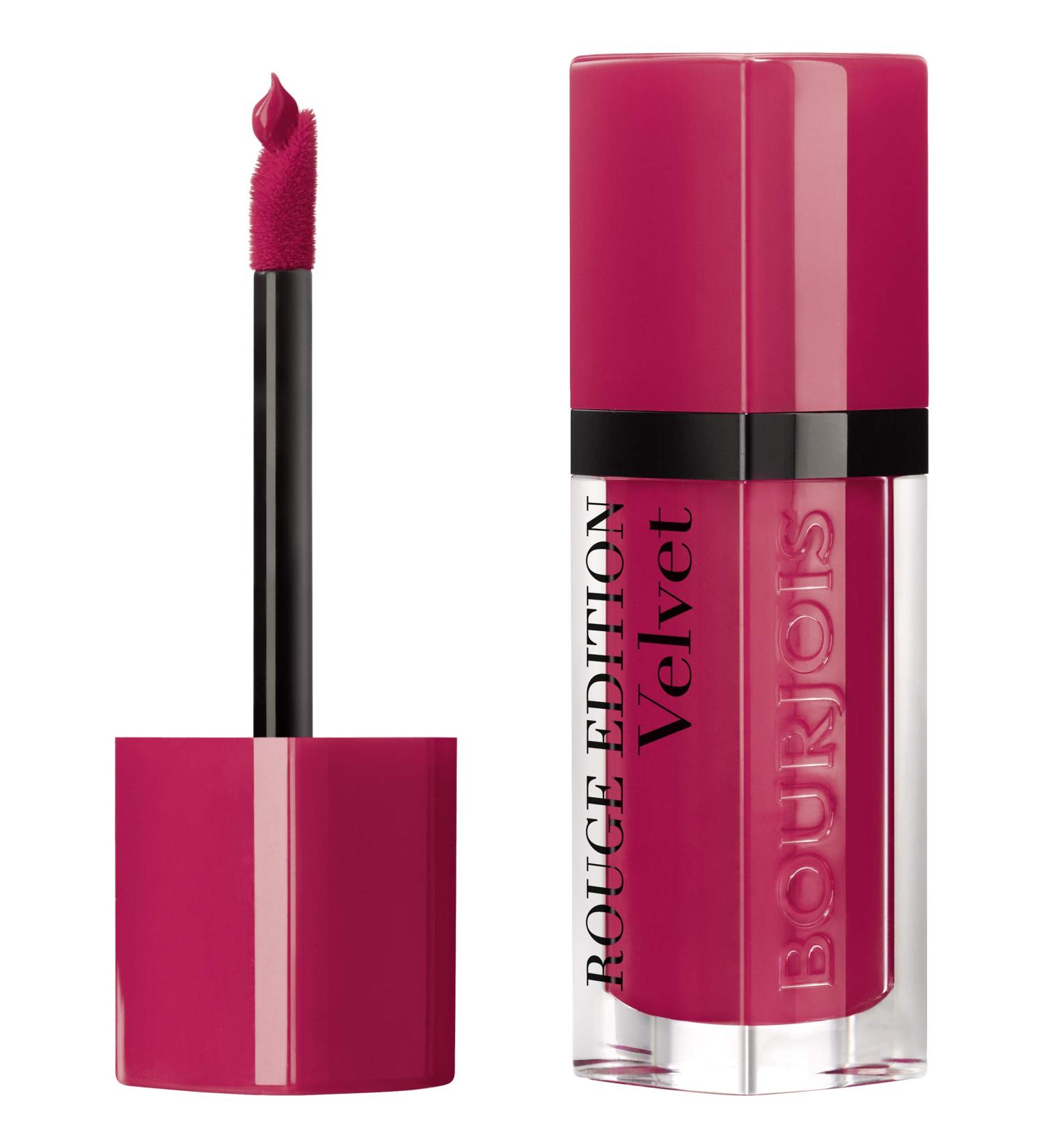 Bourjois Rouge Edition Velvet Liquid Lipstick 13 Fuchsia Pinks 7.7ml - Long-Lasting Matte Formula - Buy Online on GoSupps.com