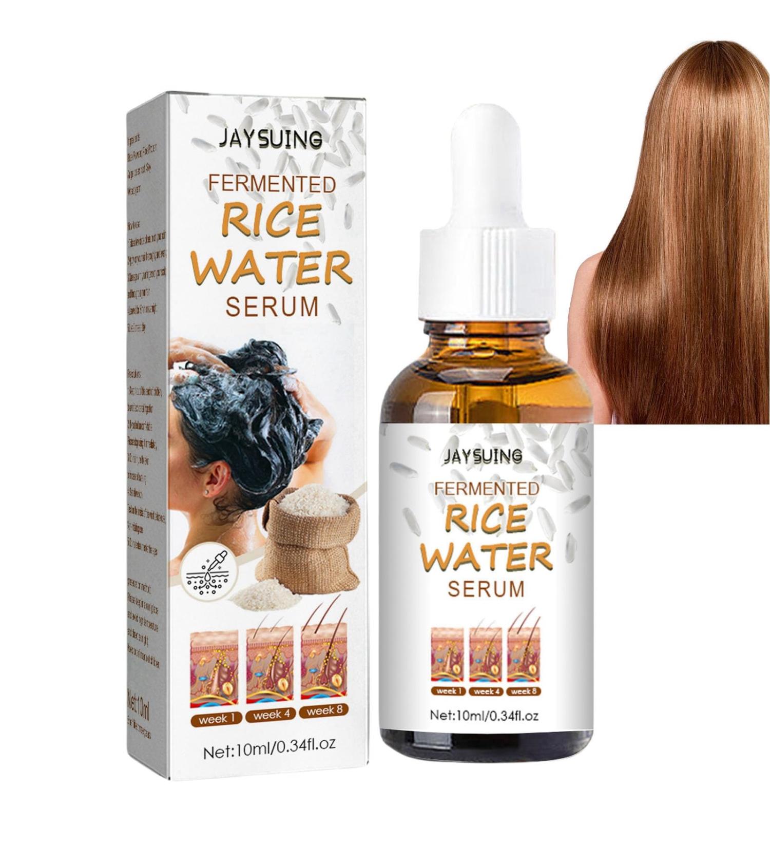 Fermented Rice Water for Hair Growth - Nourishing Rice Water Serum for Thicker Longer Softer Hair - Strengthen & Moisturize Naturally - Buy Online on GoSupps.com