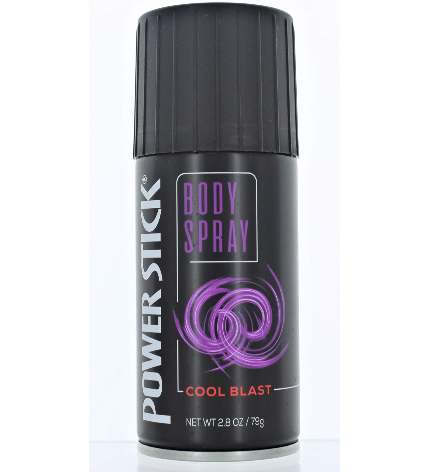 Power Stick Men's Body Spray Cool Blast 2.80oz | Long-Lasting Freshness | Shop Internationally - Buy Online on GoSupps.com