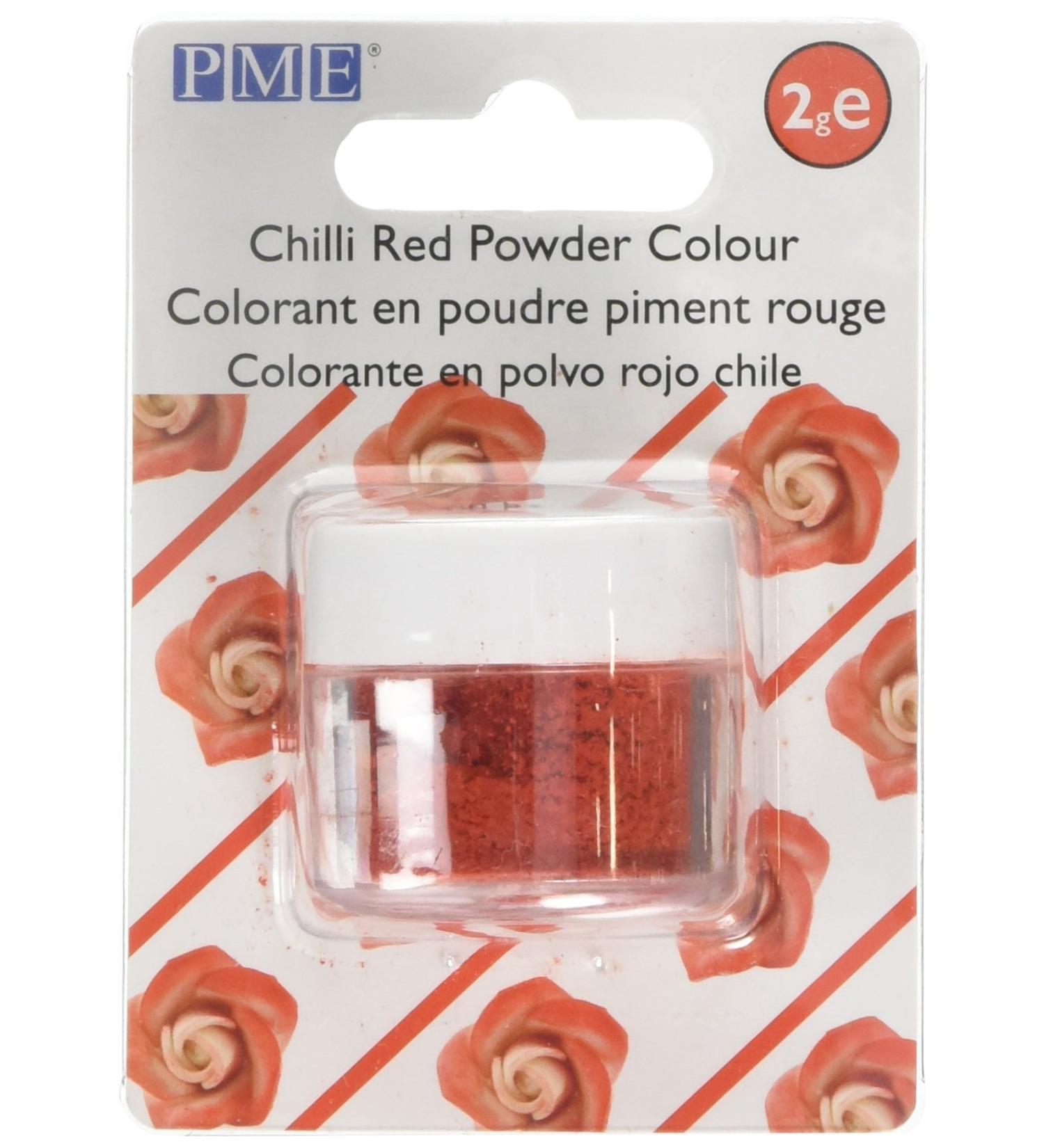 PME Edible Powder Colour Chilli Red - Buy Online on GoSupps.com