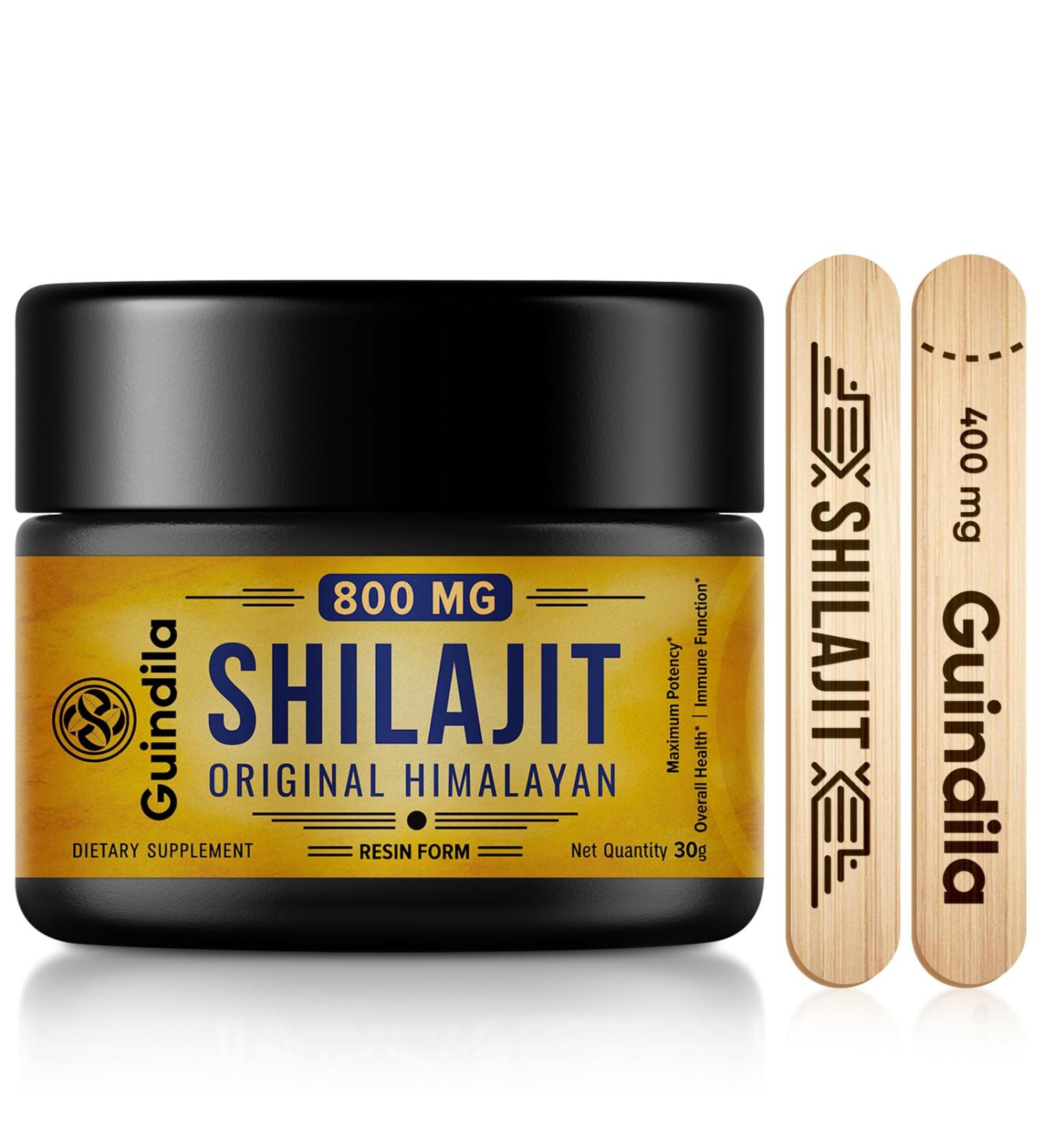 800mg Shilajit Supplement-Shilajit Pure Himalayan Organic Shilajit Resin with Maximum Potency,Original from Himalayan with 85+Trace Minerals& Fulvic Acid for Focus& Energy,Immunity,30 Grams 1 Fl Oz (Pack of 1) - Buy Online on GoSupps.com