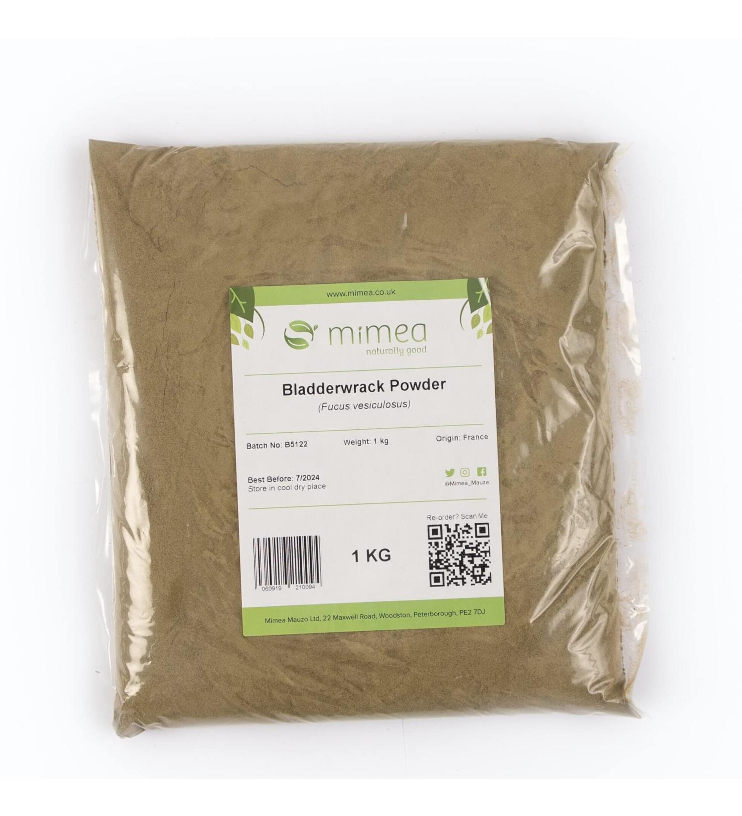 Mimea Bladderwrack Powder 1kg - Rich Iodine Source for Thyroid Health - Buy Online on GoSupps.com