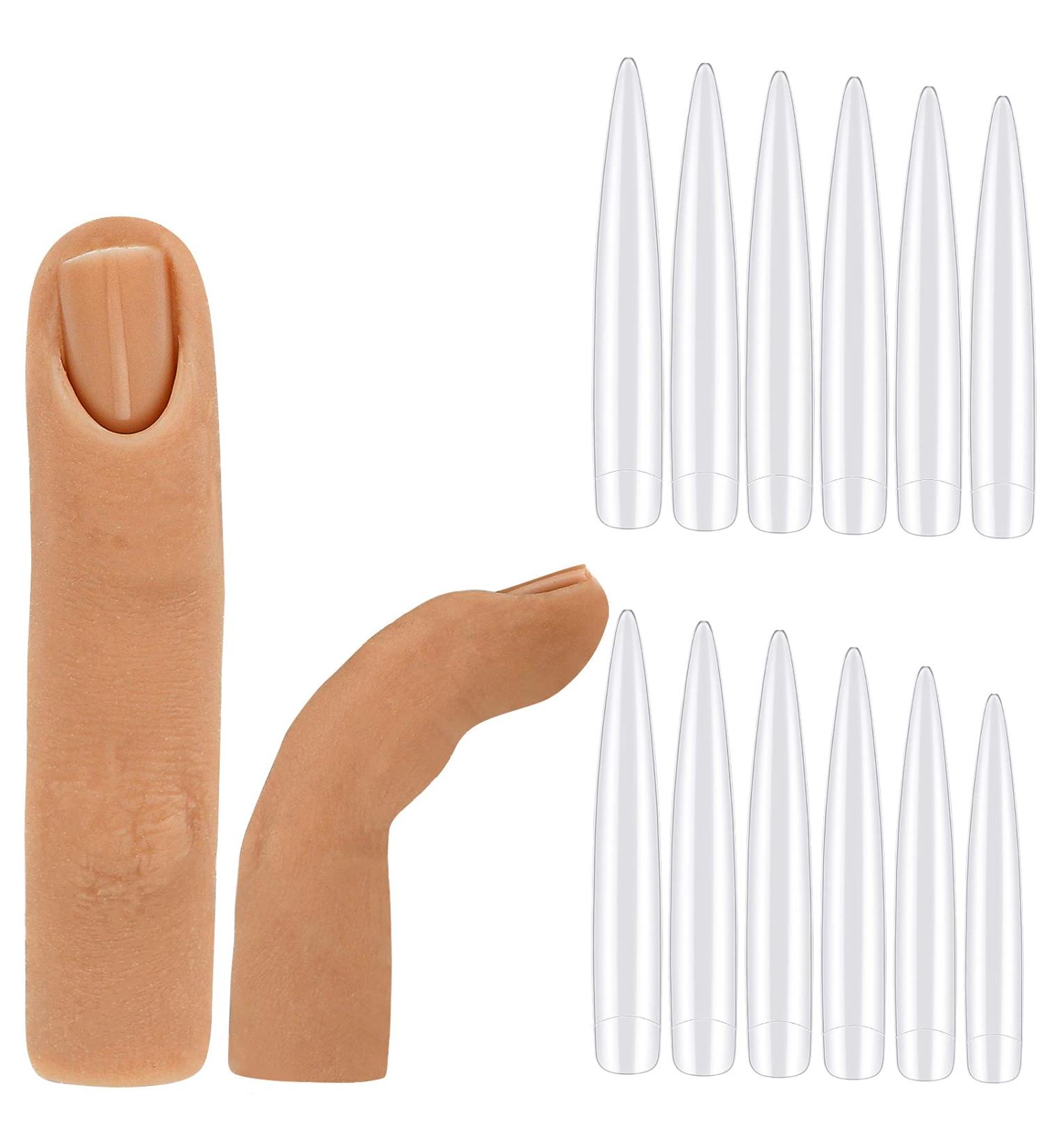 120pc Silicone Practice Finger Set for Nail Training & Manicure Art - Buy Online on GoSupps.com