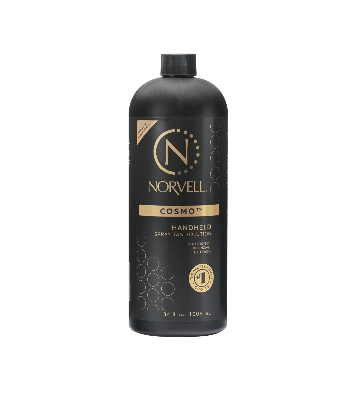 Norvell Spray Tan Solution Cosmo Blend of Warm Brown & Cool Violet-Brown Undertones 34 fl. oz. - Long-Lasting Handheld Self-Tanning Spray with Tomato Seed Extract Aloe Leaf 34 Fl Oz (Pack of 1) Cosmo - Buy Online on GoSupps.com