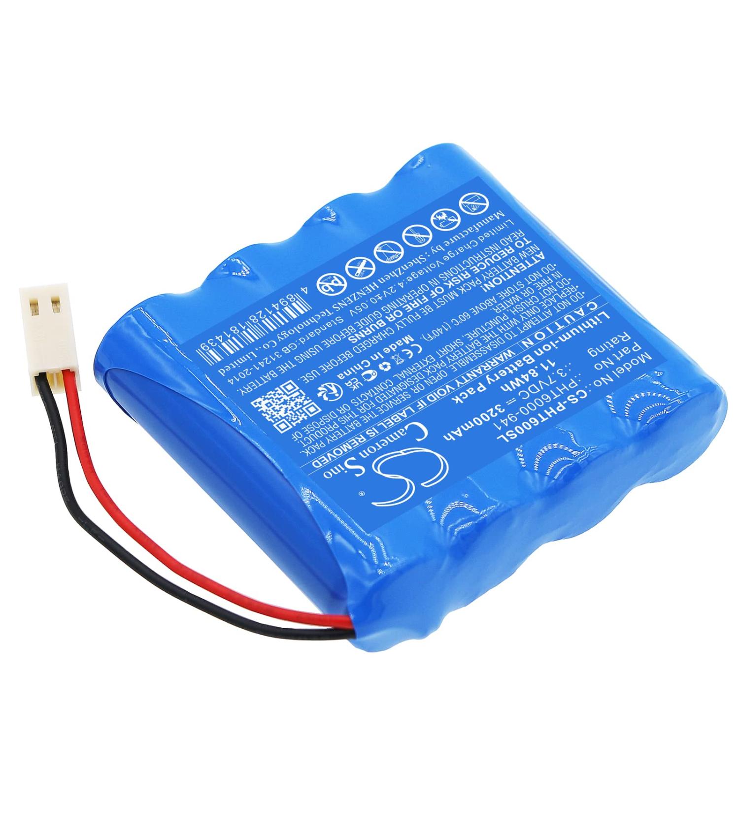 Replacement Battery for Phase II PHT6000 (3200mAh/3.7V) - Compatible & High Performance - Buy Online on GoSupps.com