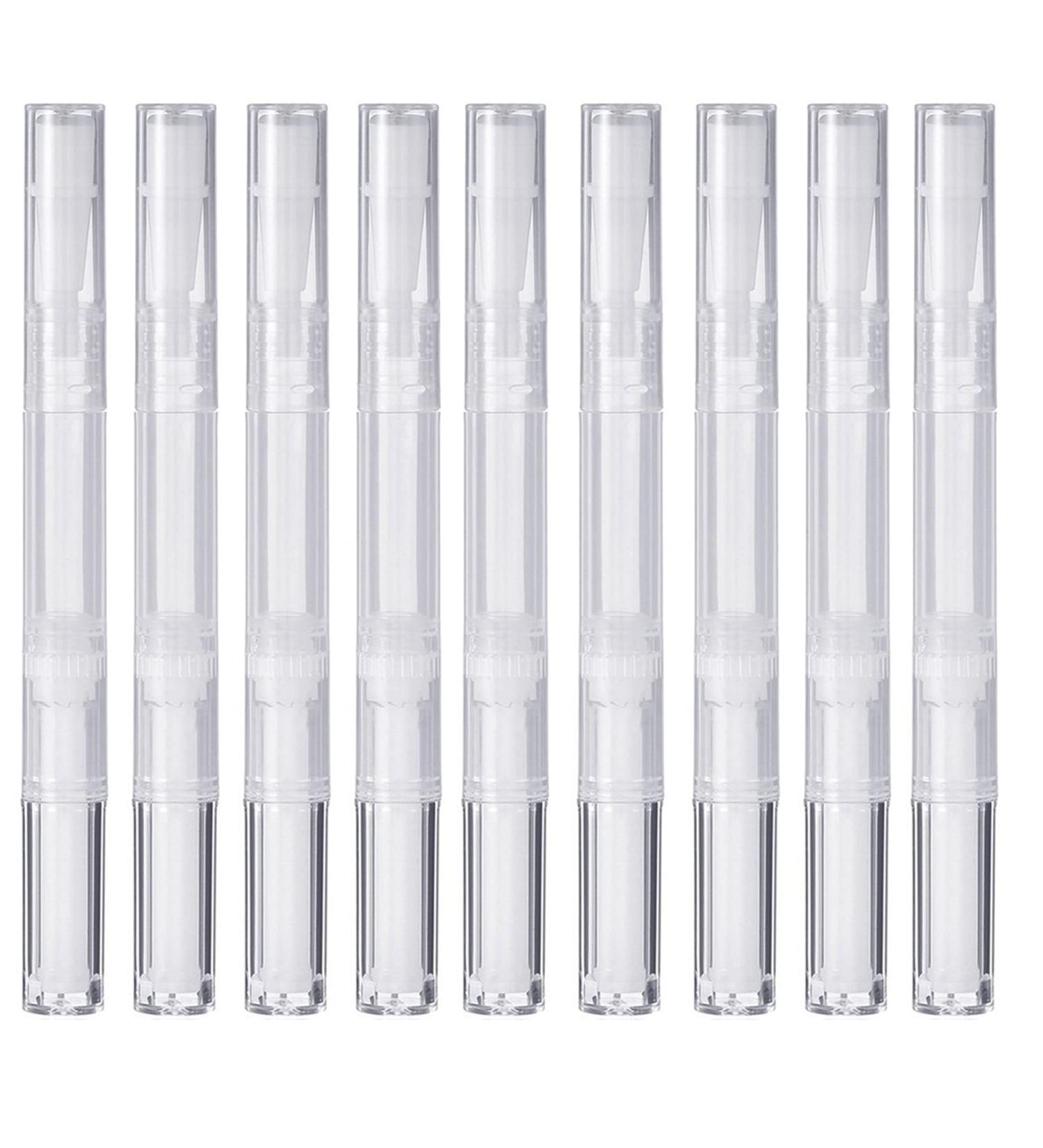 ICYANG Nail Oil Pen Cuticle Lip Gloss with Brush Applicators - 10 Pieces - Buy Online on GoSupps.com