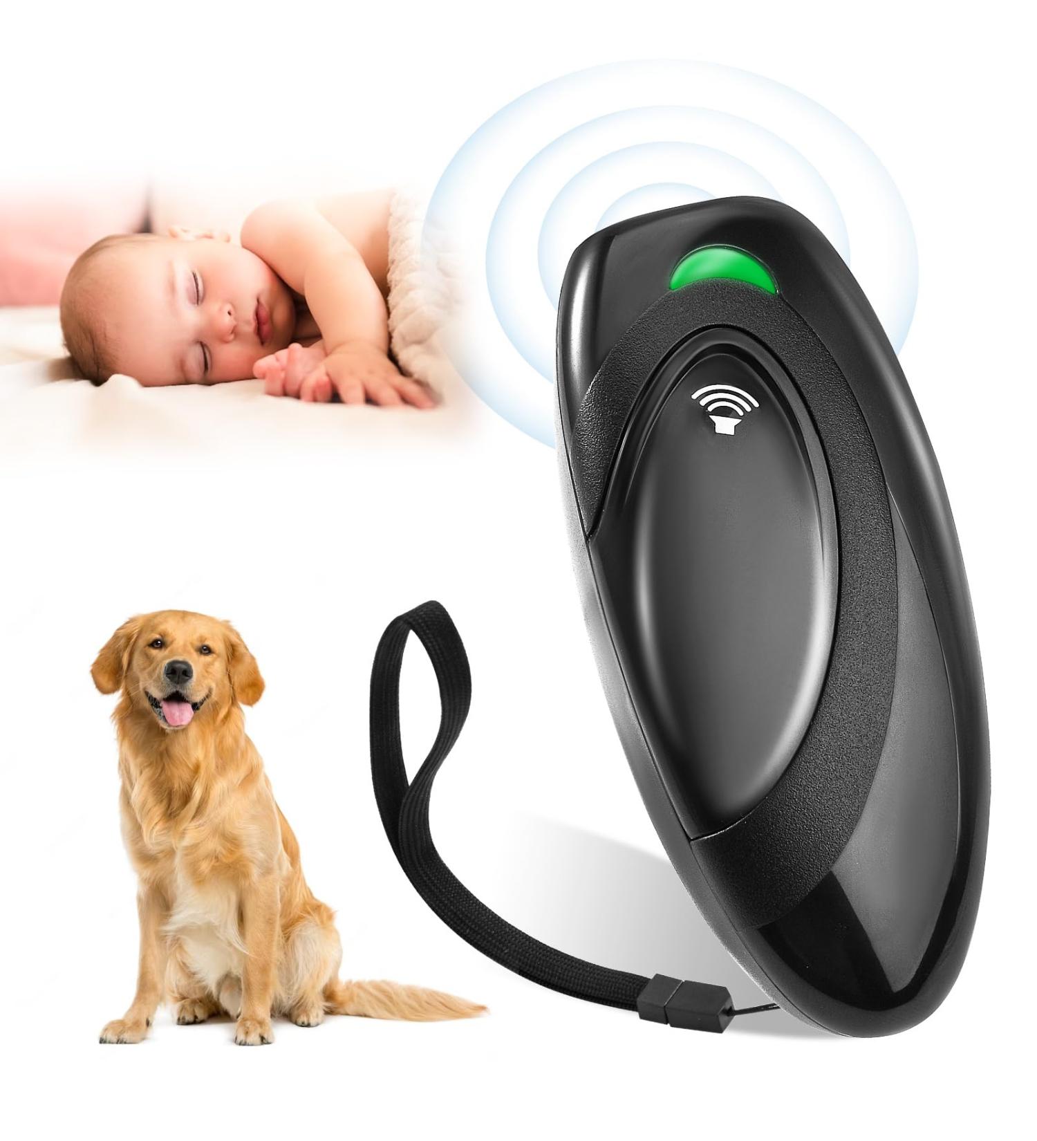 Antibell Device for Dogs - Rechargeable Waterproof Ultrasound Defense | 25 KHz with 5m Radius for Small Medium Dogs - Perfect for Joggers - Buy Online on GoSupps.com