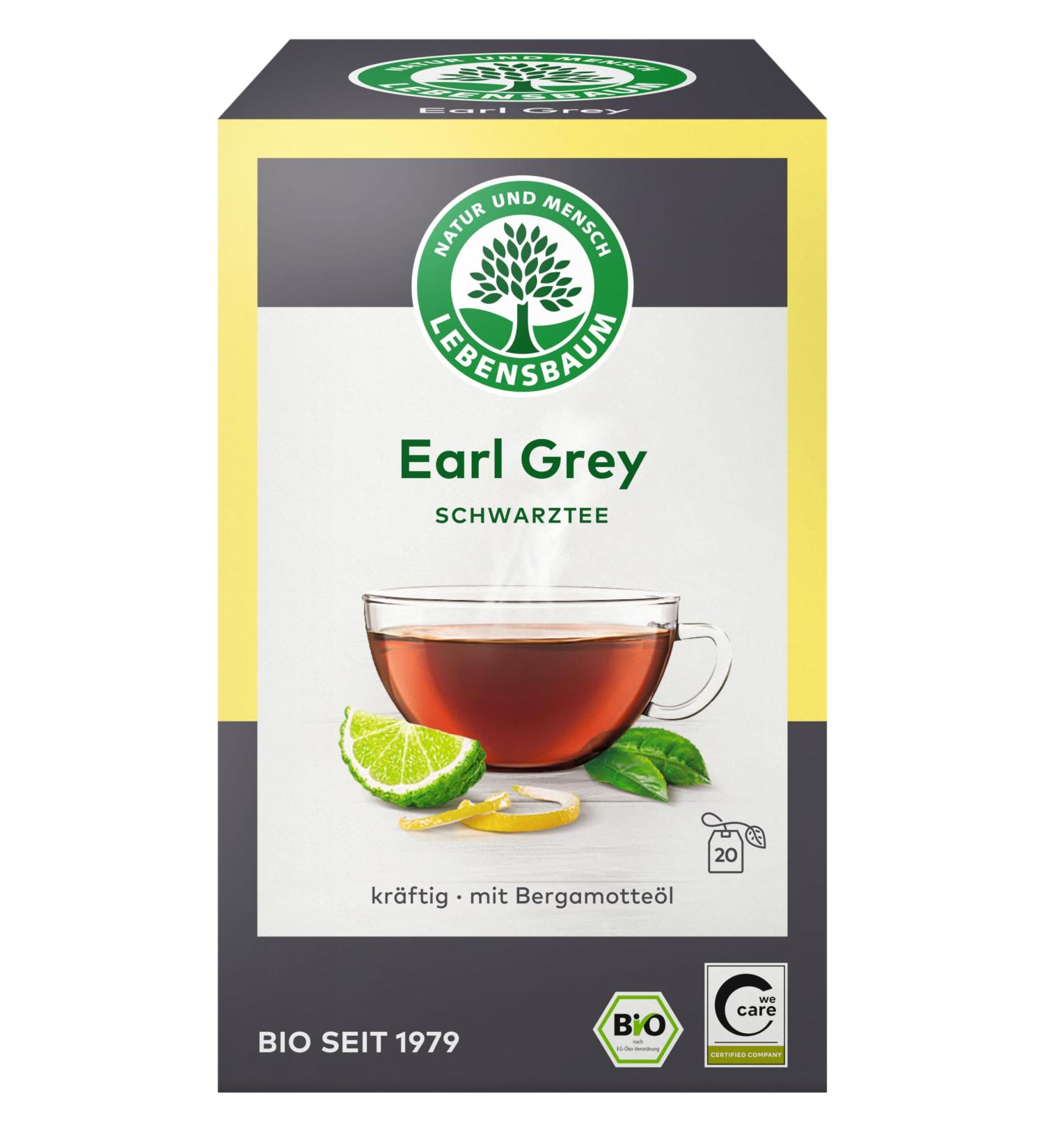 Lebensbaum Lebensbaum Pack of 3 Organic Earl Grey Black Tea Bags 40g