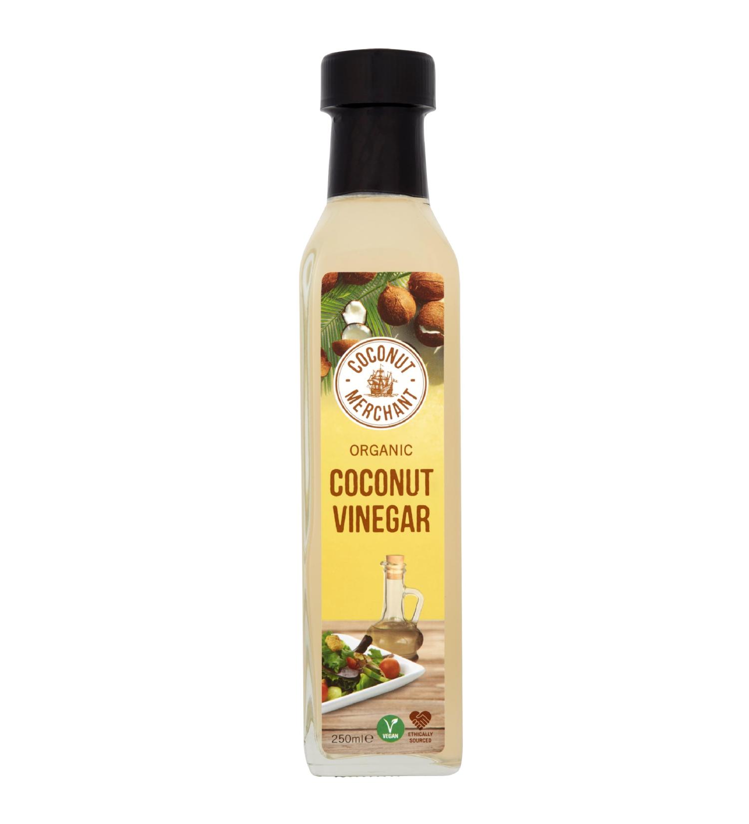 Coconut Merchant Organic Coconut Vinegar 250ml - 100% Coconut, Vegan, Gluten Free, Non-GMO | Ethically Sourced - Buy Online on GoSupps.com