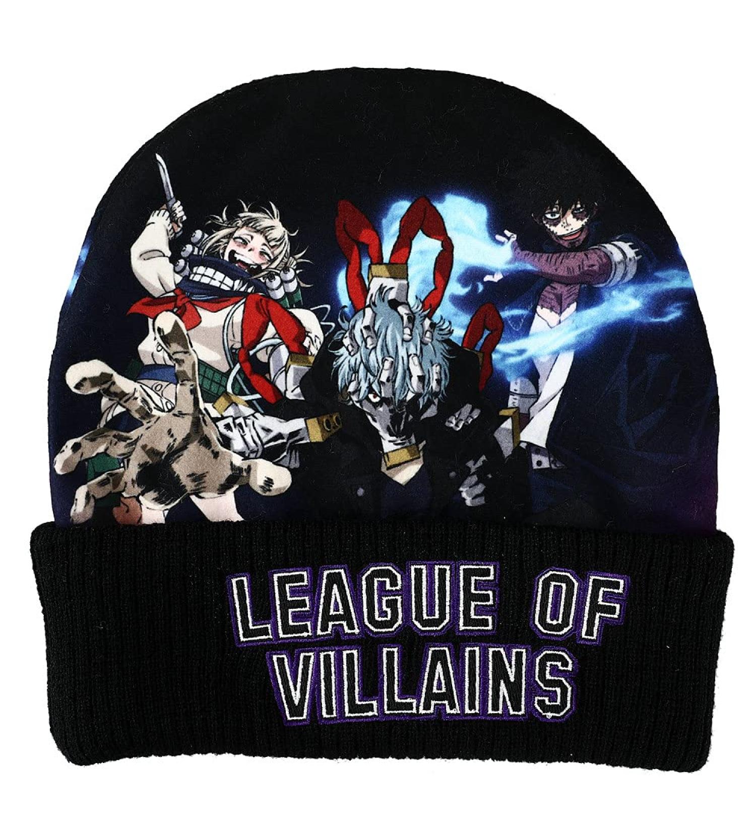 League of Villains Knit Cuff Beanie Black