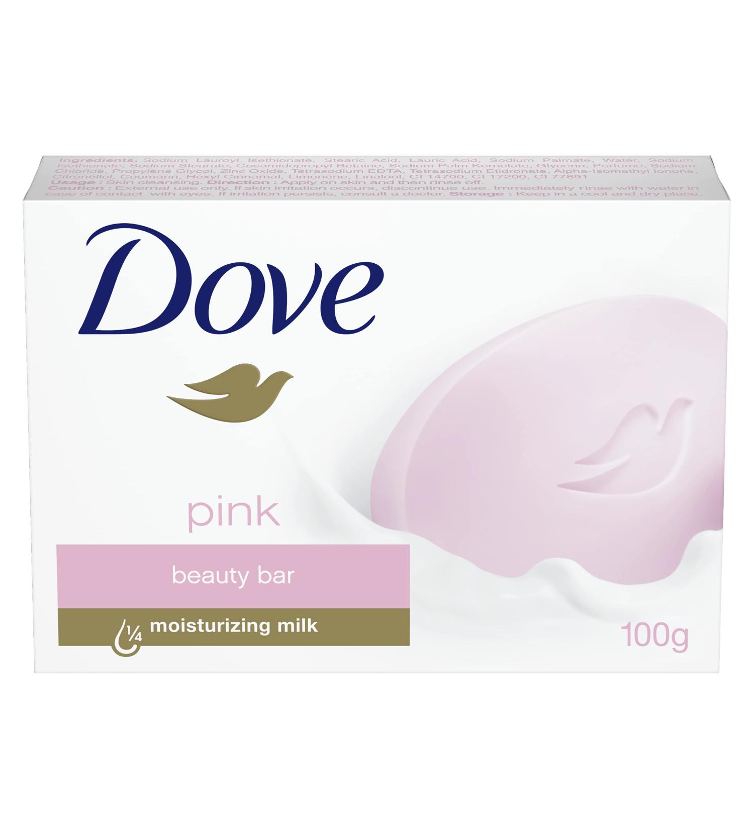 Dove Pink Beauty Cream Bars & Rose Beauty Cream 3.5 Ounce (Pack of 1) - Moisturizing Skincare Combo - Buy Online on GoSupps.com