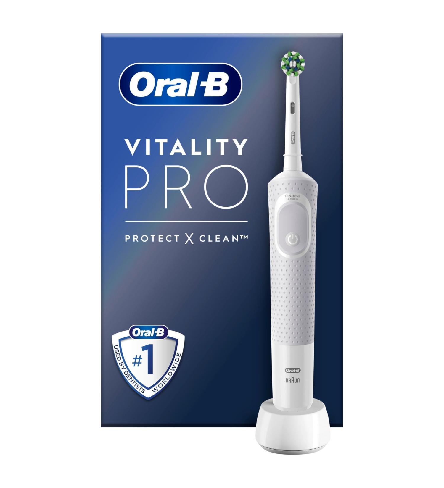 Oral-B Vitality Pro Electric Toothbrush - 3 Cleaning Modes for Optimal Dental Care | Ideal Gift for Men & Women - Buy Online on GoSupps.com