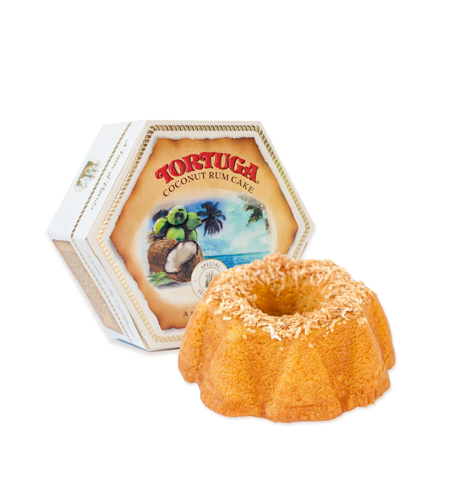 TORTUGA Caribbean Coconut Rum Cake 16 oz - Perfect Gourmet Gift for Holidays & Birthdays - Buy Online on GoSupps.com