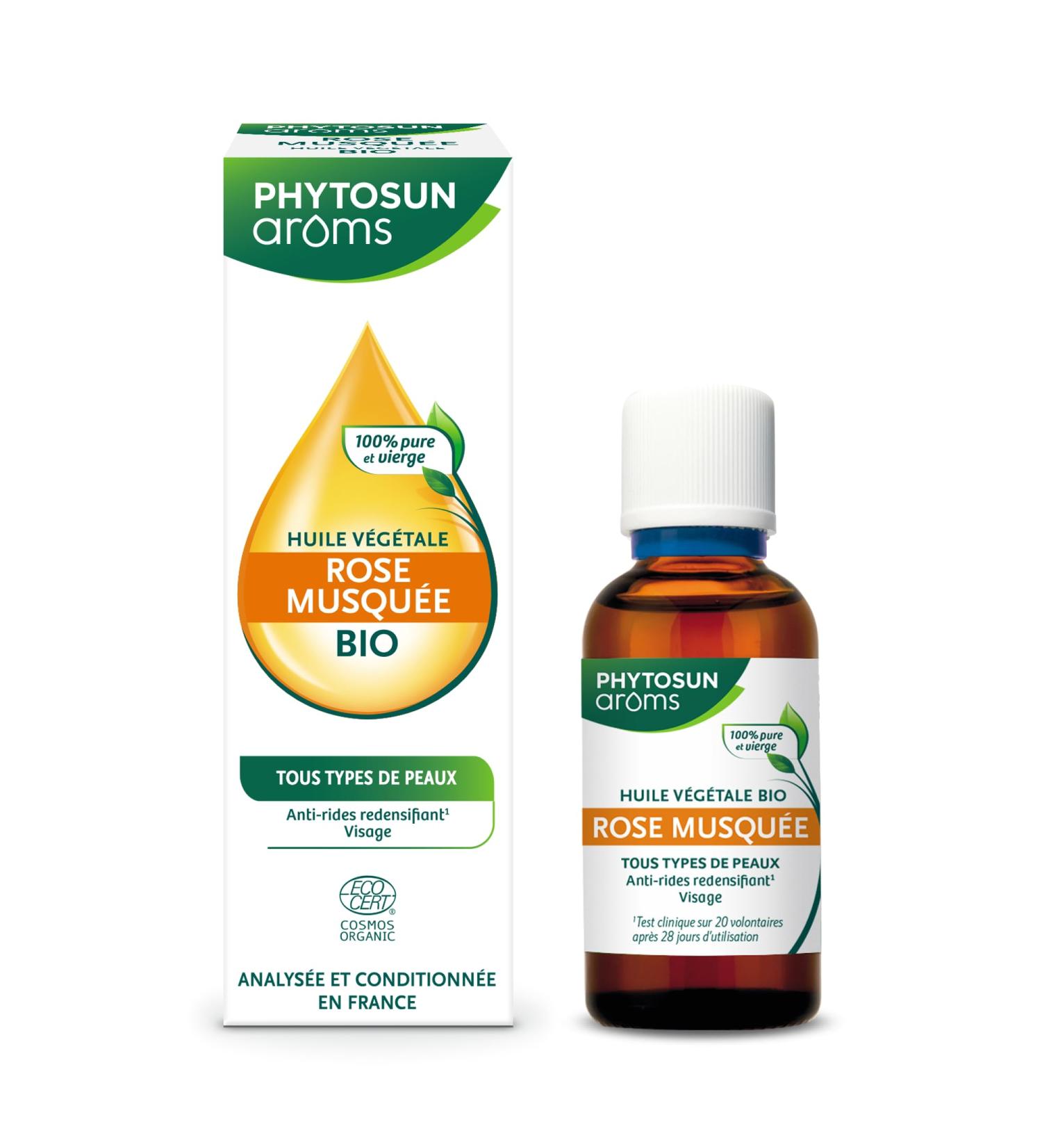 Phytosun Aroms Rose Musqu e Vegetable Oil 50ml - Premium Organic Skincare for International Shipping - Buy Online on GoSupps.com