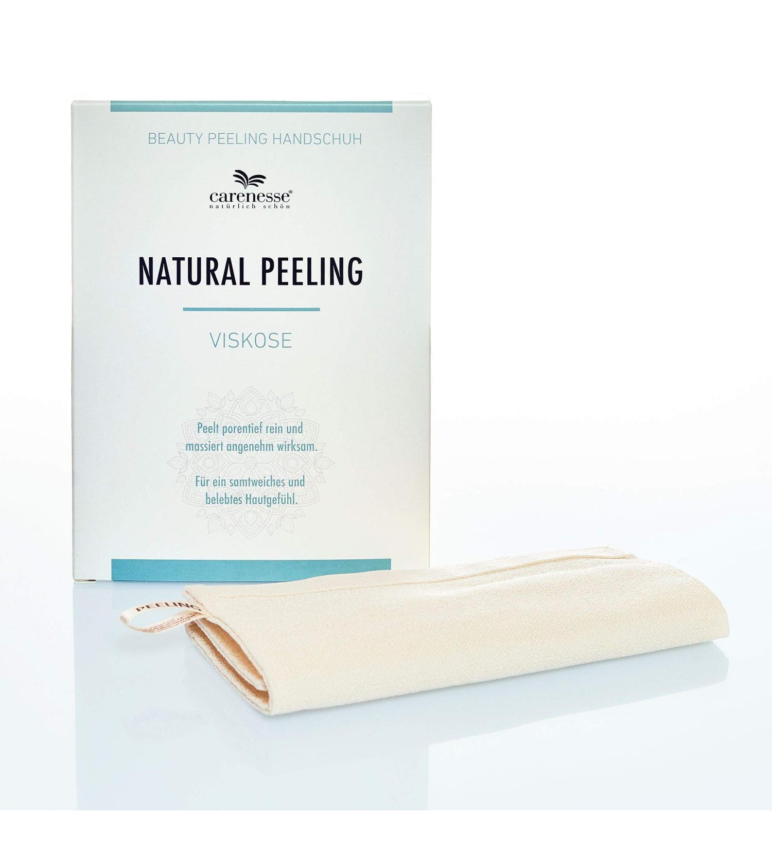 Carenesse Natural Peeling Glove | Effective Body Exfoliation & Hammam Massage | Chemical-Free Viscose Peeling Glove for Pore Deep Cleansing - Buy Online on GoSupps.com