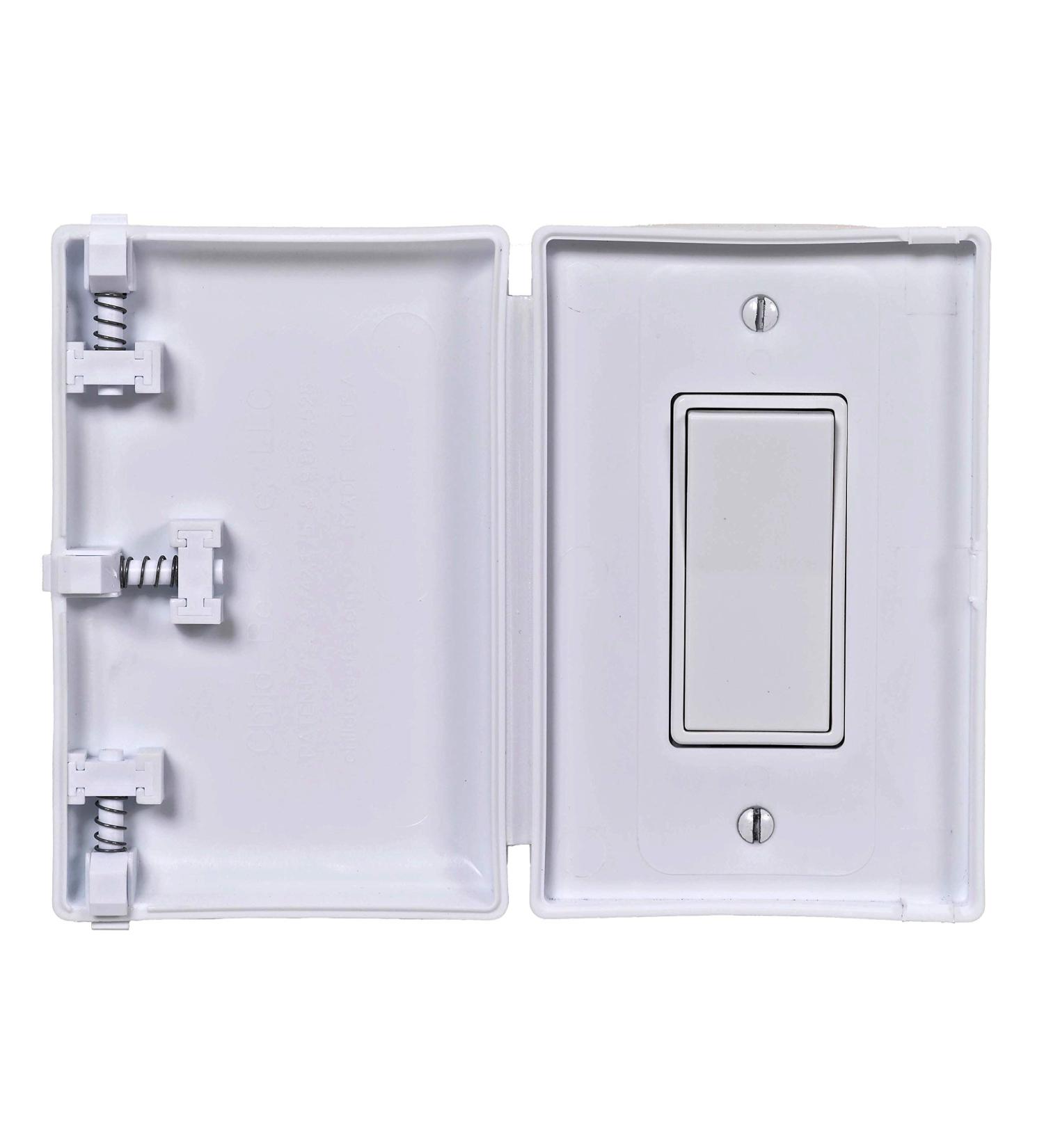 Child Be Safe Electrical Safety Cover Guard for Decora Leviton Legrand Modern Rocker Light Switch - White, 1 Count - Buy Online on GoSupps.com