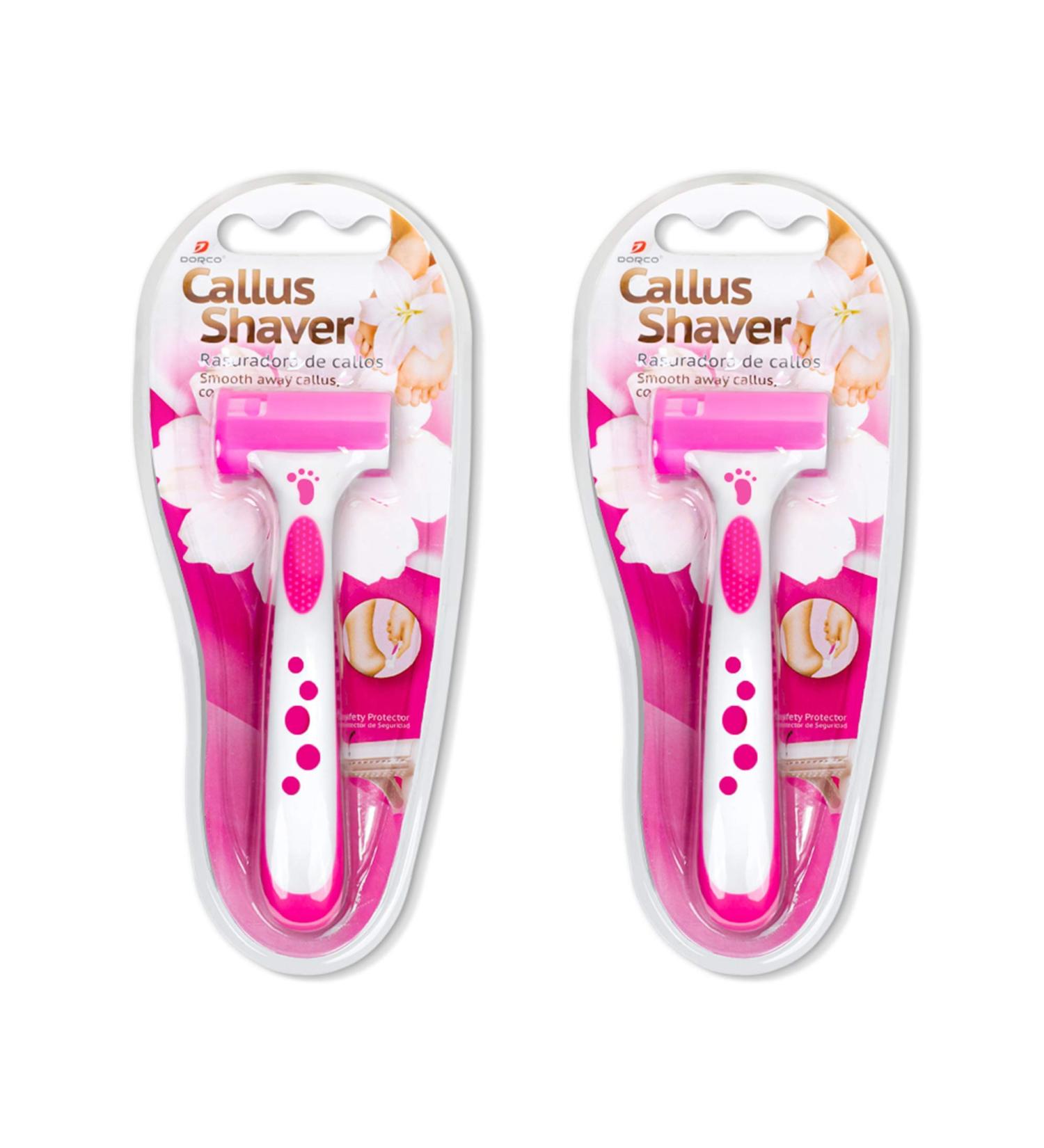 Dorco Foot Callus Remover Shaver - Disposable Pedicure Tool for Smooth Feet - 2 Pack - Buy Online on GoSupps.com