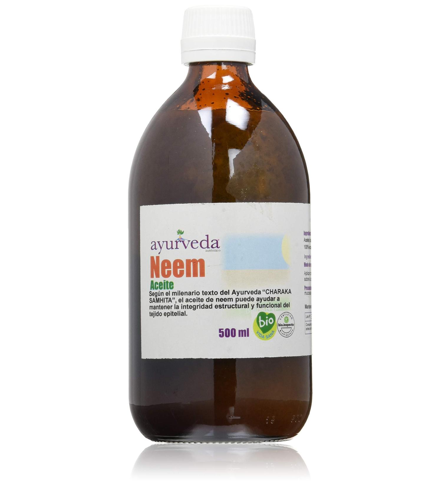 Ayurveda Autentico Neemolie 500 ml 500 ml - Buy Online on GoSupps.com