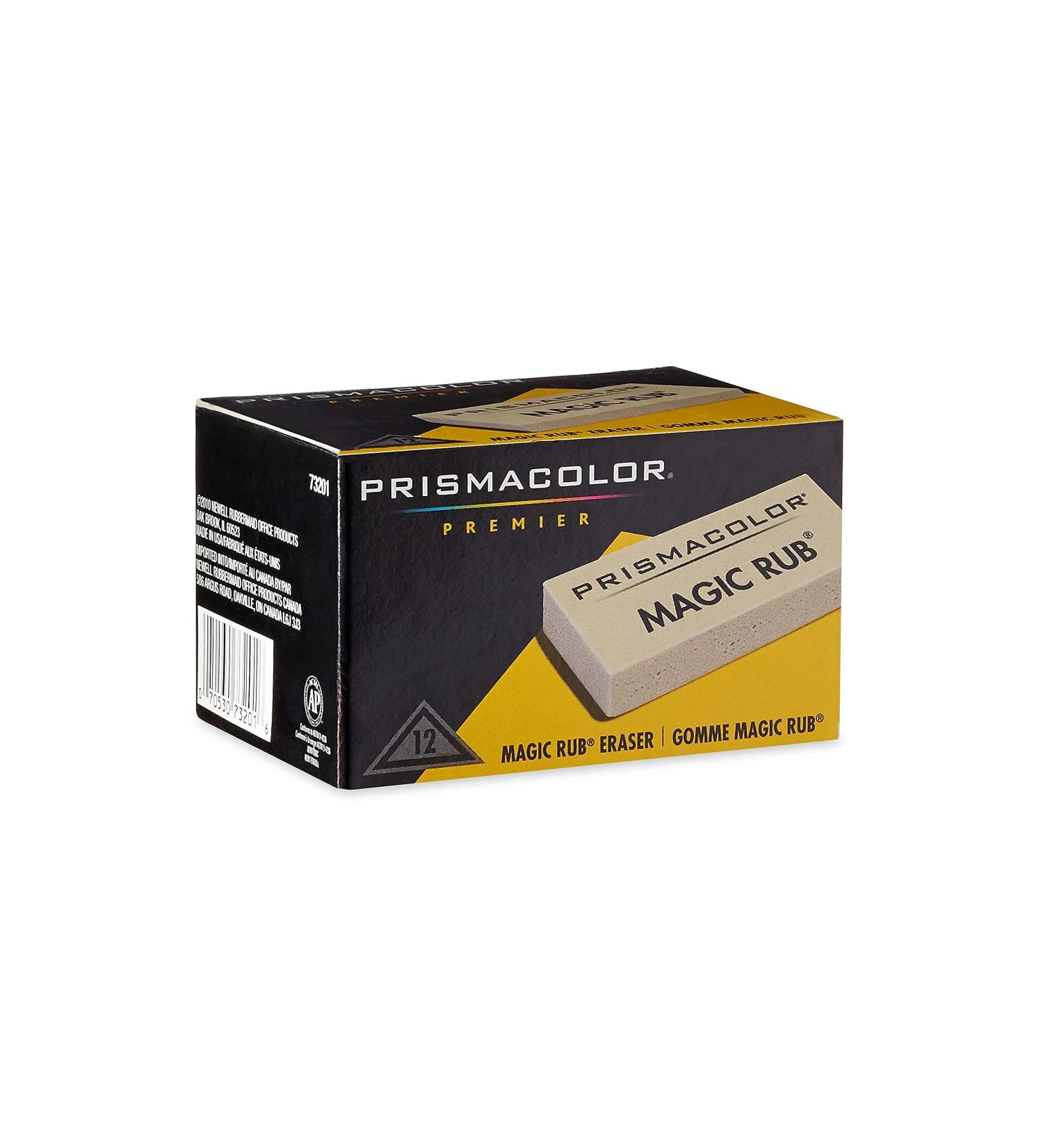 Prismacolor Sanford 73201 Magic Rub Vinyl Art Eraser - 12 Pack - Buy Online on GoSupps.com