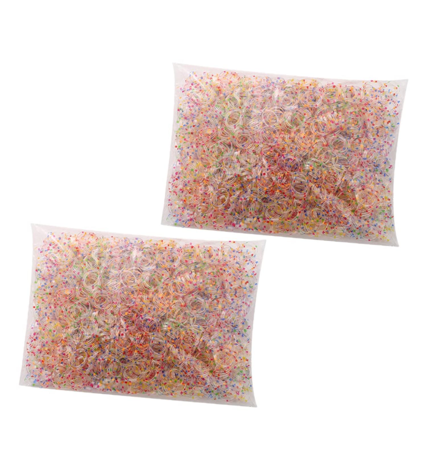 FRCOLOR 2 Hair Ring Small Rubber Bands Girl Ponytail Holder Toddler Elastic Hair Ties Small Hair Ties Hair Tie Holder Ponytail Holder Tie Hair Styling Tie Hair Scrunchies Child Mini Braid - Buy Online on GoSupps.com