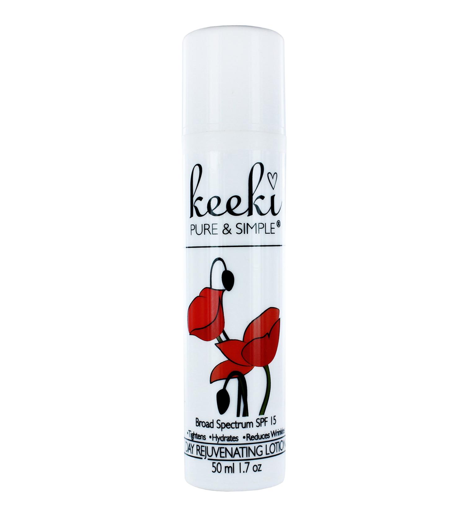 Keeki Pure & Simple Organic Day Rejuvenating Lotion SPF 15 - Natural Skincare for All Skin Types - 1.7 Fl Oz | Shop Internationally - Buy Online on GoSupps.com