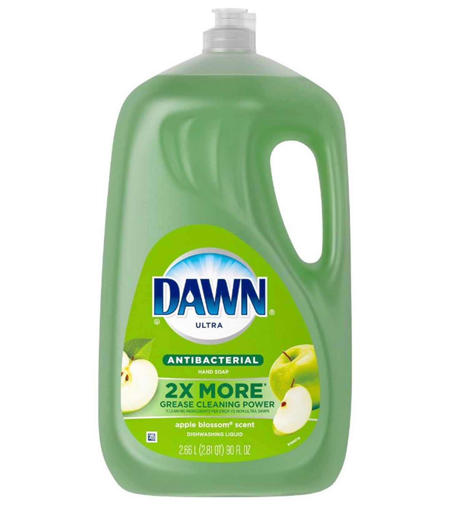 Dawn Ultra Antibacterial Apple blossom Dishwashing liquid Hand Soap 90 FL OZ 90 Ounce