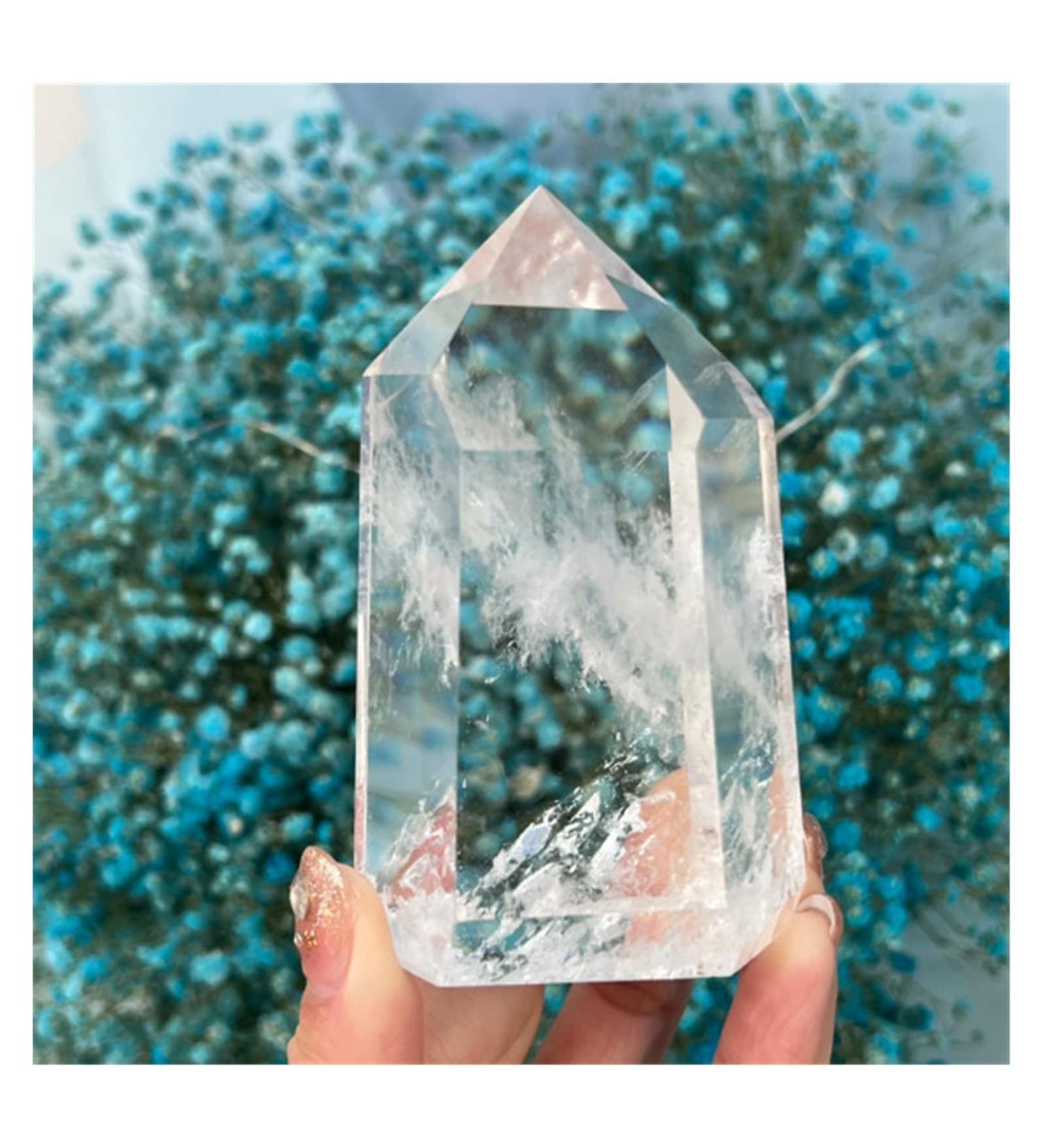 Necklaces Natural Crystal Rough Seed Quartz Natural Point Cluster Crystal Rough - Buy Online on GoSupps.com