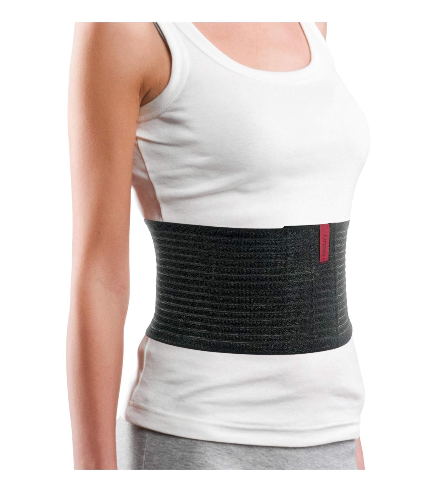 ORTONYX Abdominal Binder for Men and Women - Postpartum & Postoperative Support Belt - Black Large/XXL - Buy Online on GoSupps.com