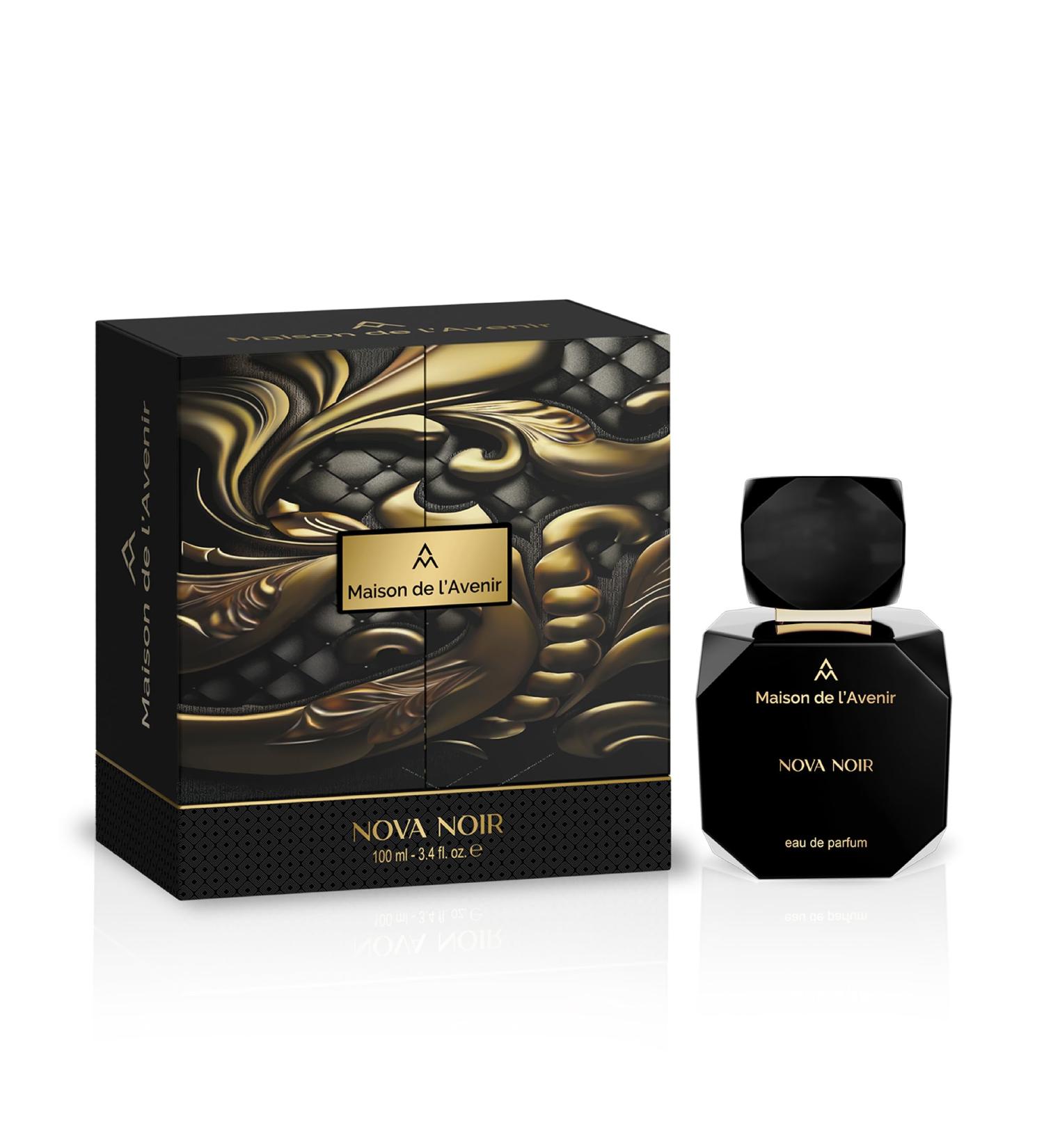 Maison de l'Avenir Nova Noir -Oriental Woody - with notes of Apple Jasmine and Vanilla- Unisex- Cologne for Men - Perfume for Women- Long Lasting - Fine Niche Fragrance - Buy Online on GoSupps.com