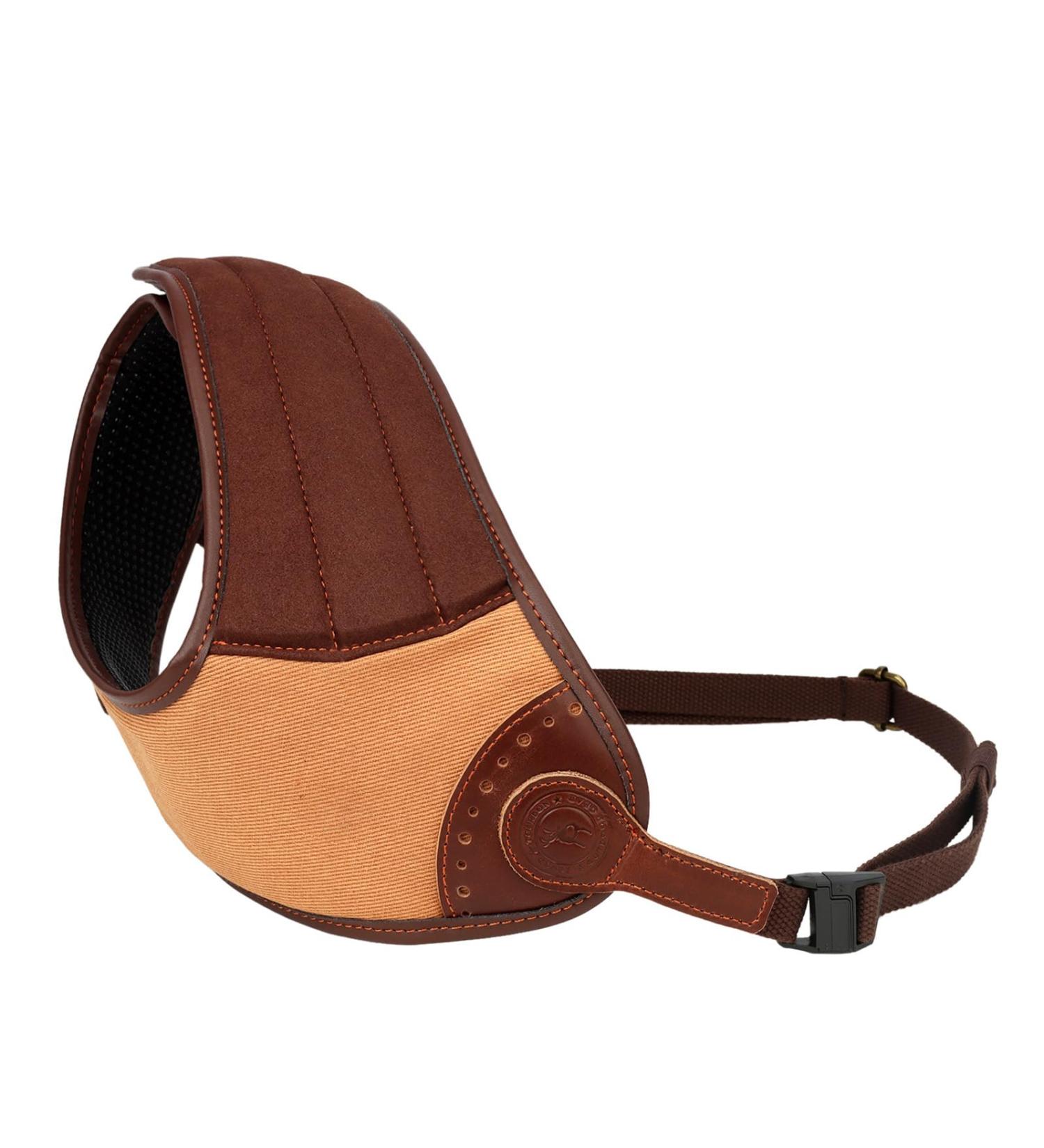 Tourbn Adjustable Canvas Leather Shoulder Pads for Rifle & Shotgun - Shockproof Sports Shooting & Hunting Gear - Buy Online on GoSupps.com