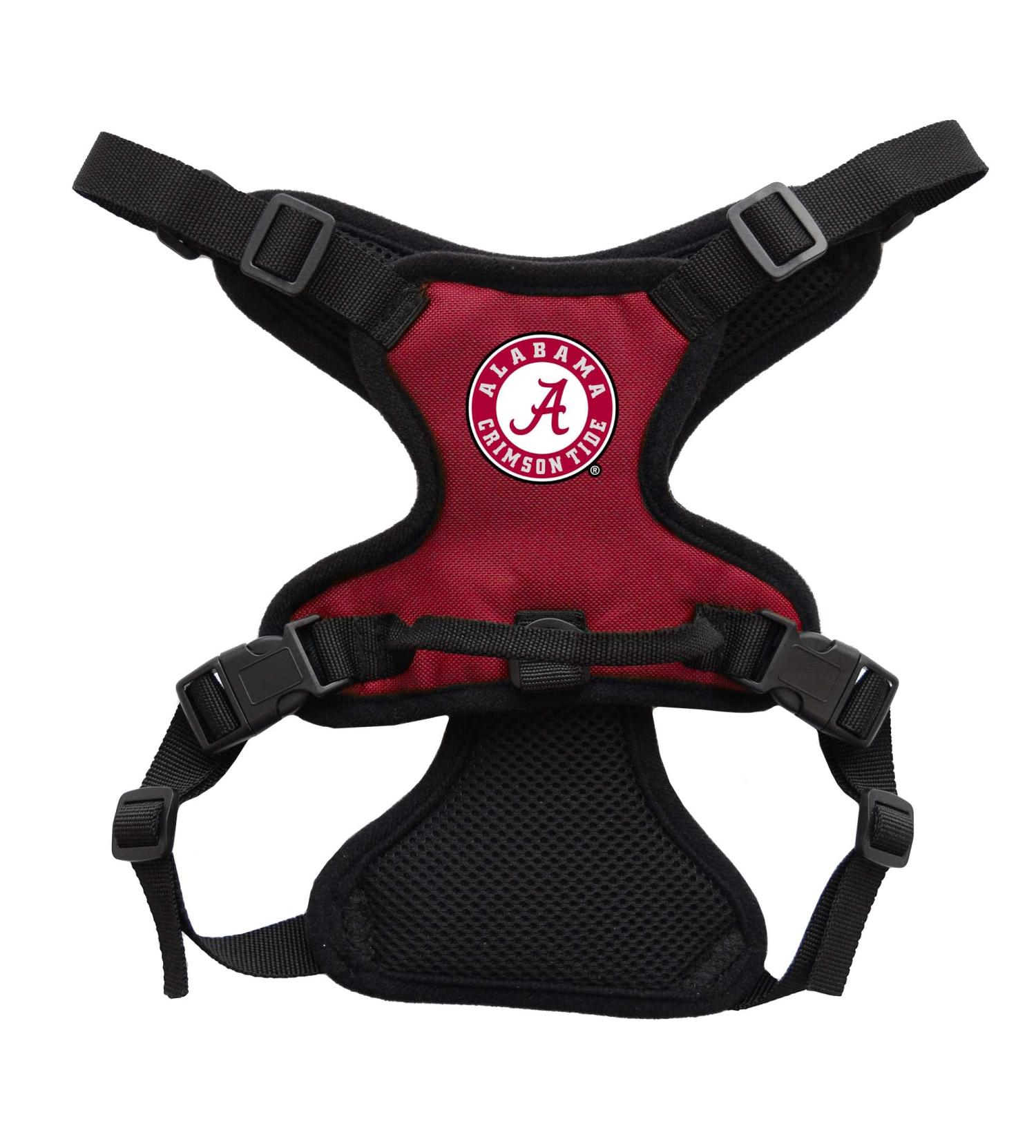 Littlearth NCAA Alabama Crimson Tide Pet Harness - Small | Front Clip, Team Color - Buy Online on GoSupps.com