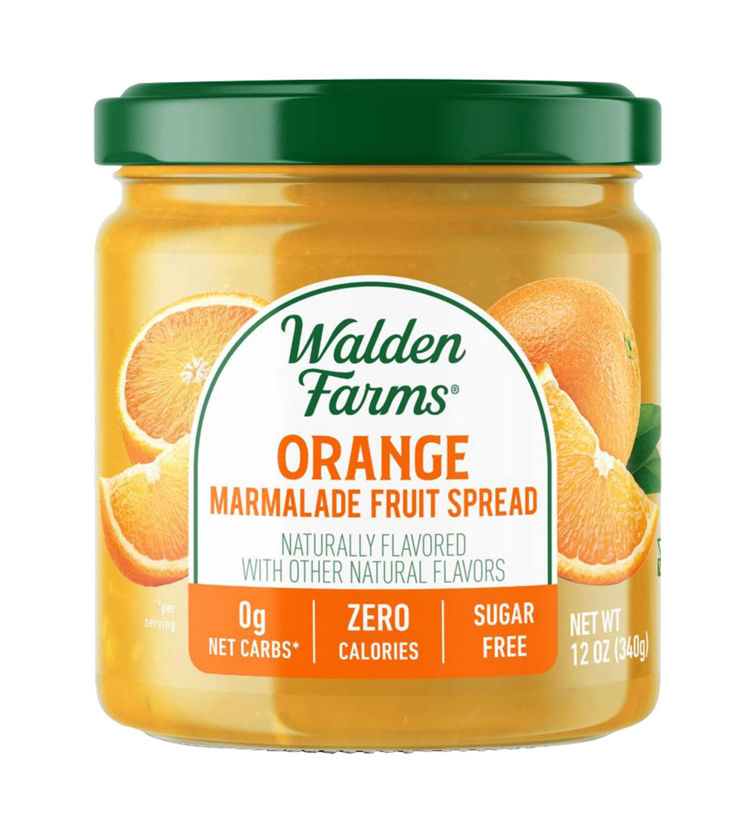 Walden Farms Orange Marmalade: Sugar-Free, No Fat, 12-oz Jar - Perfect Breakfast & Dessert Topping - Buy Online on GoSupps.com